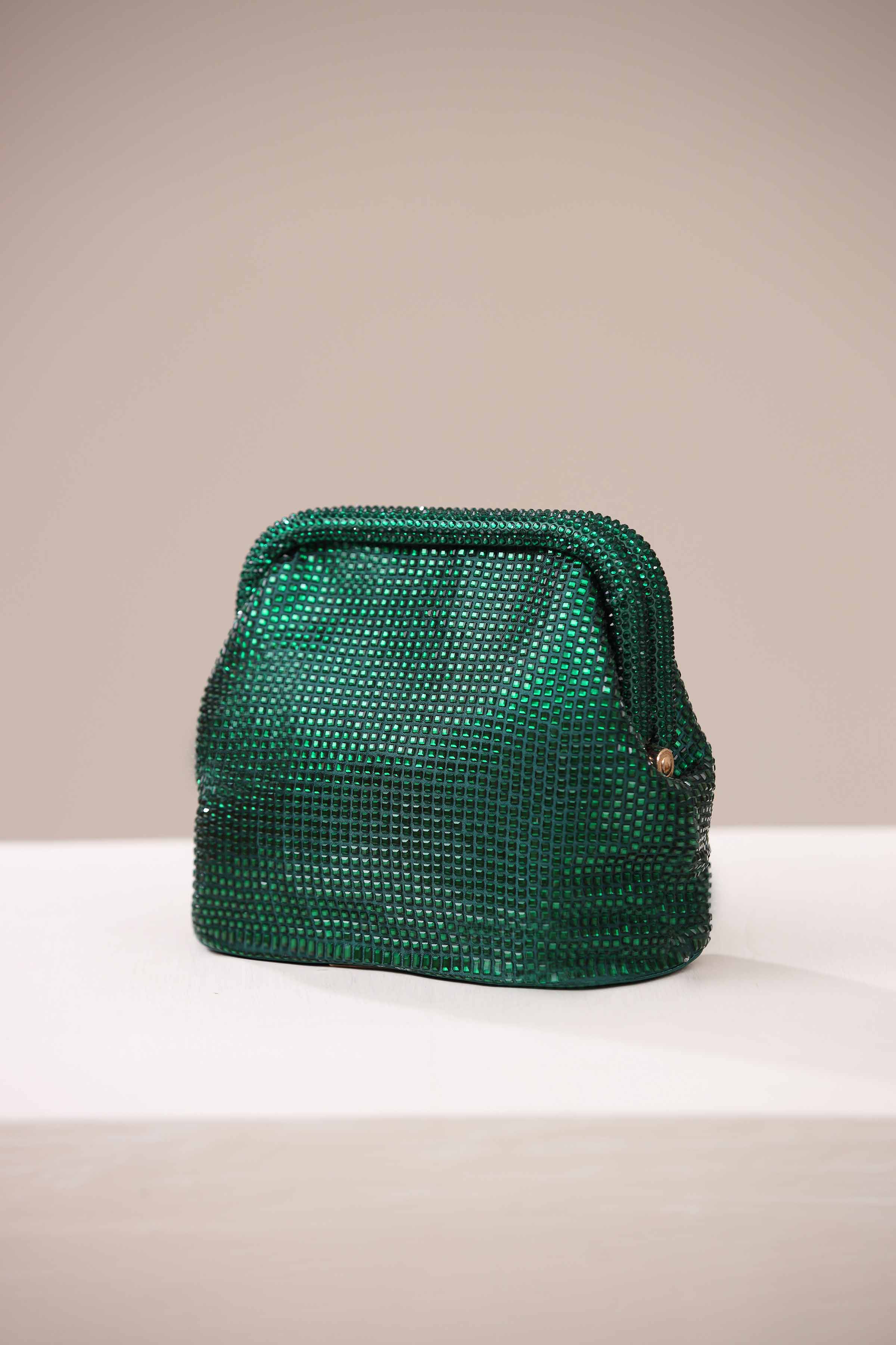 Green Clutch-444492104 for Women - Bag Collection | Nishat | Shop Online