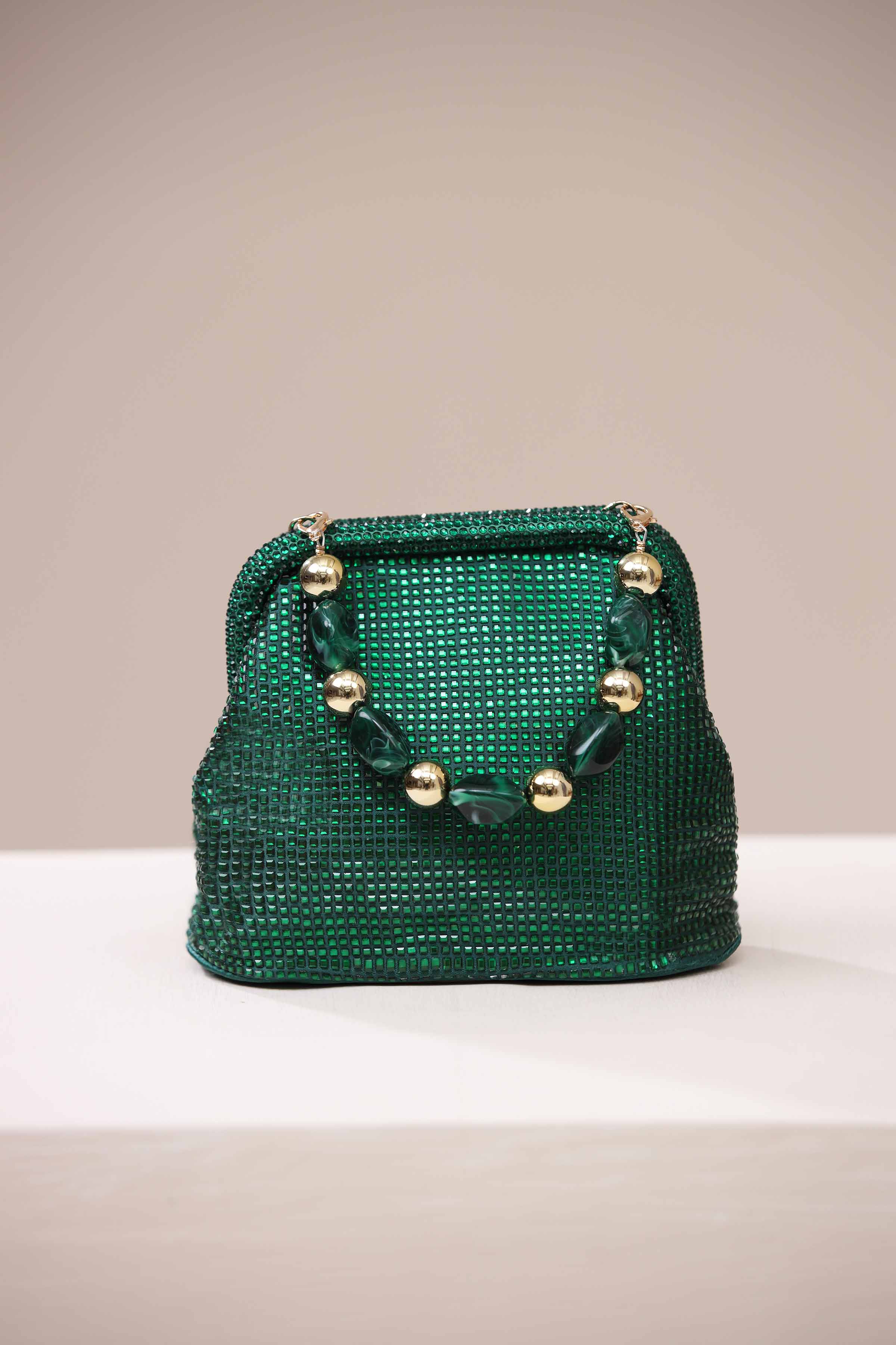 Green Clutch-444492104 for Women - Bag Collection | Nishat | Shop Online