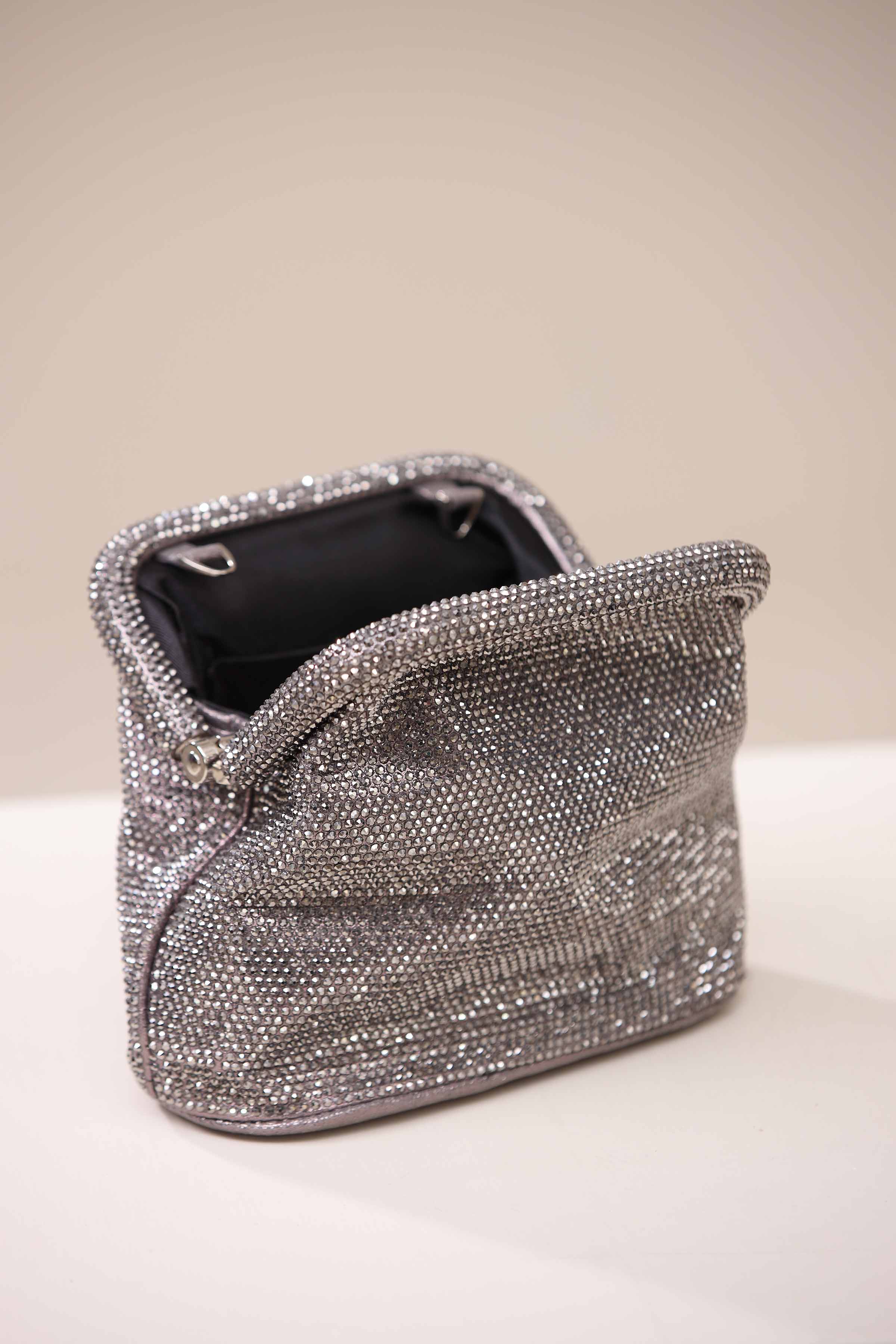Grey Clutch-444502111 for Women - Bag Collection | Nishat | Shop Online