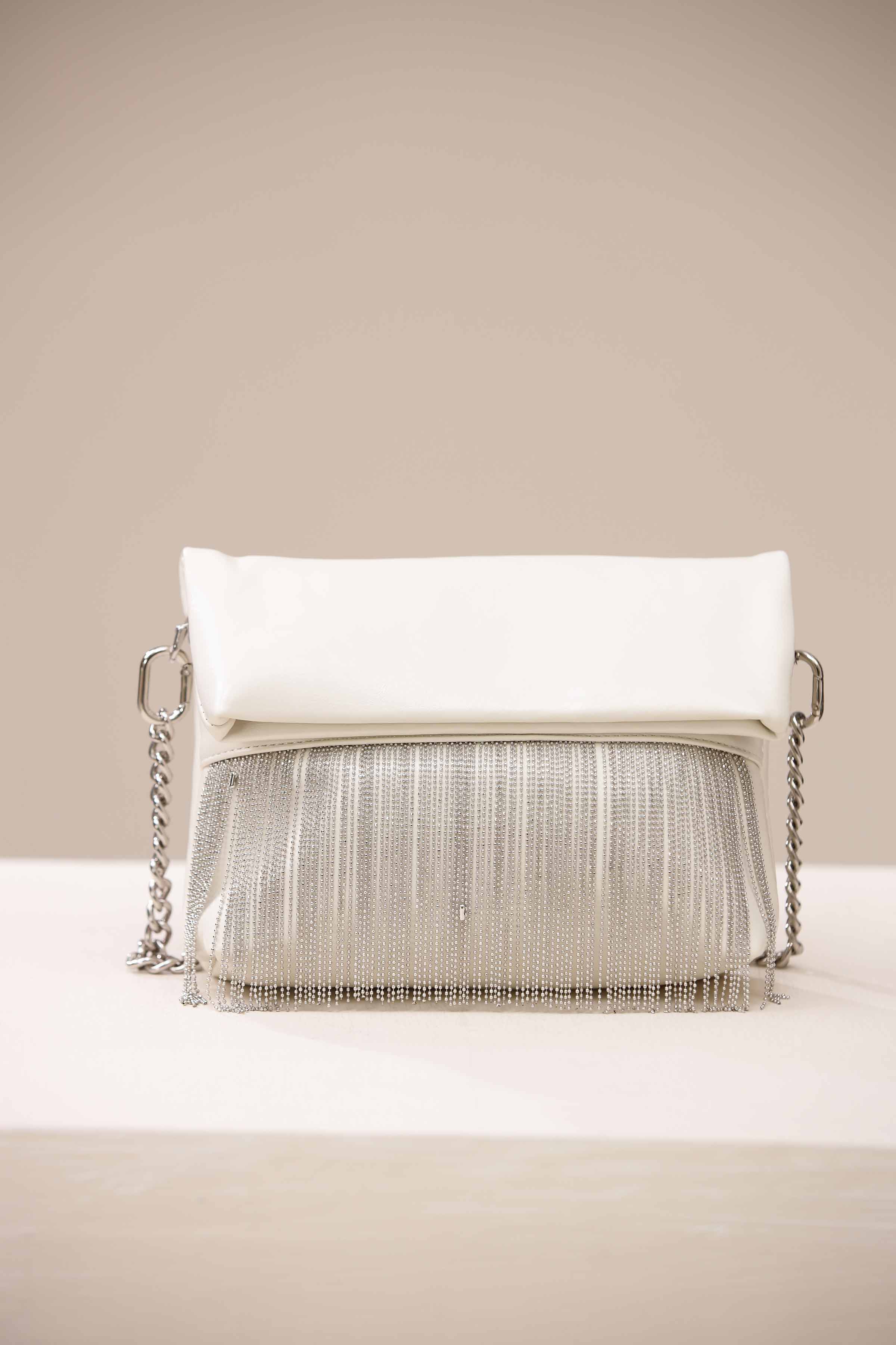 White Evening Bag-444532112 for Women - Bag Collection | Nishat | Shop Online