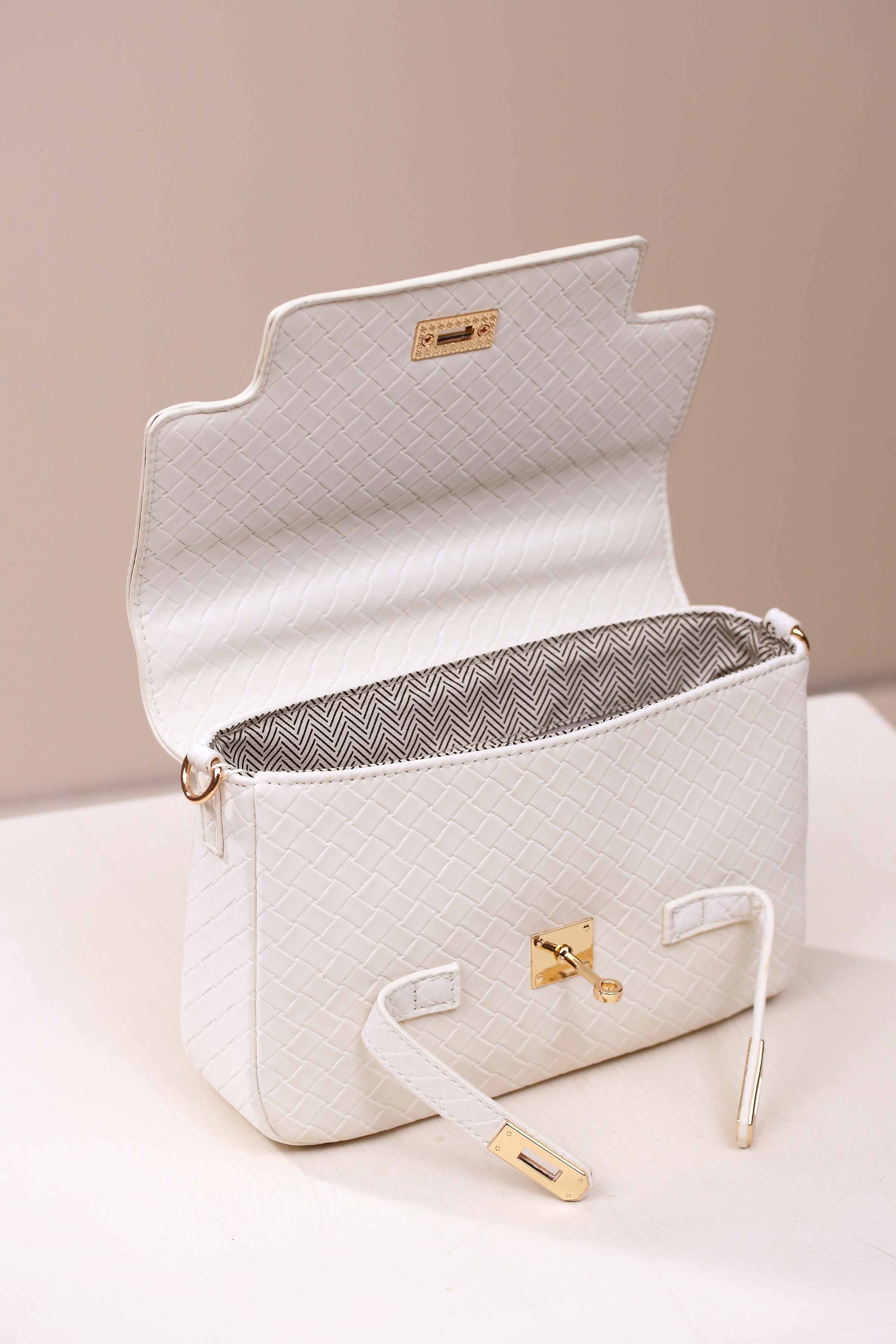 Off White Shoulder Bag-444612107 for Women - Bag Collection | Nishat | Shop Online