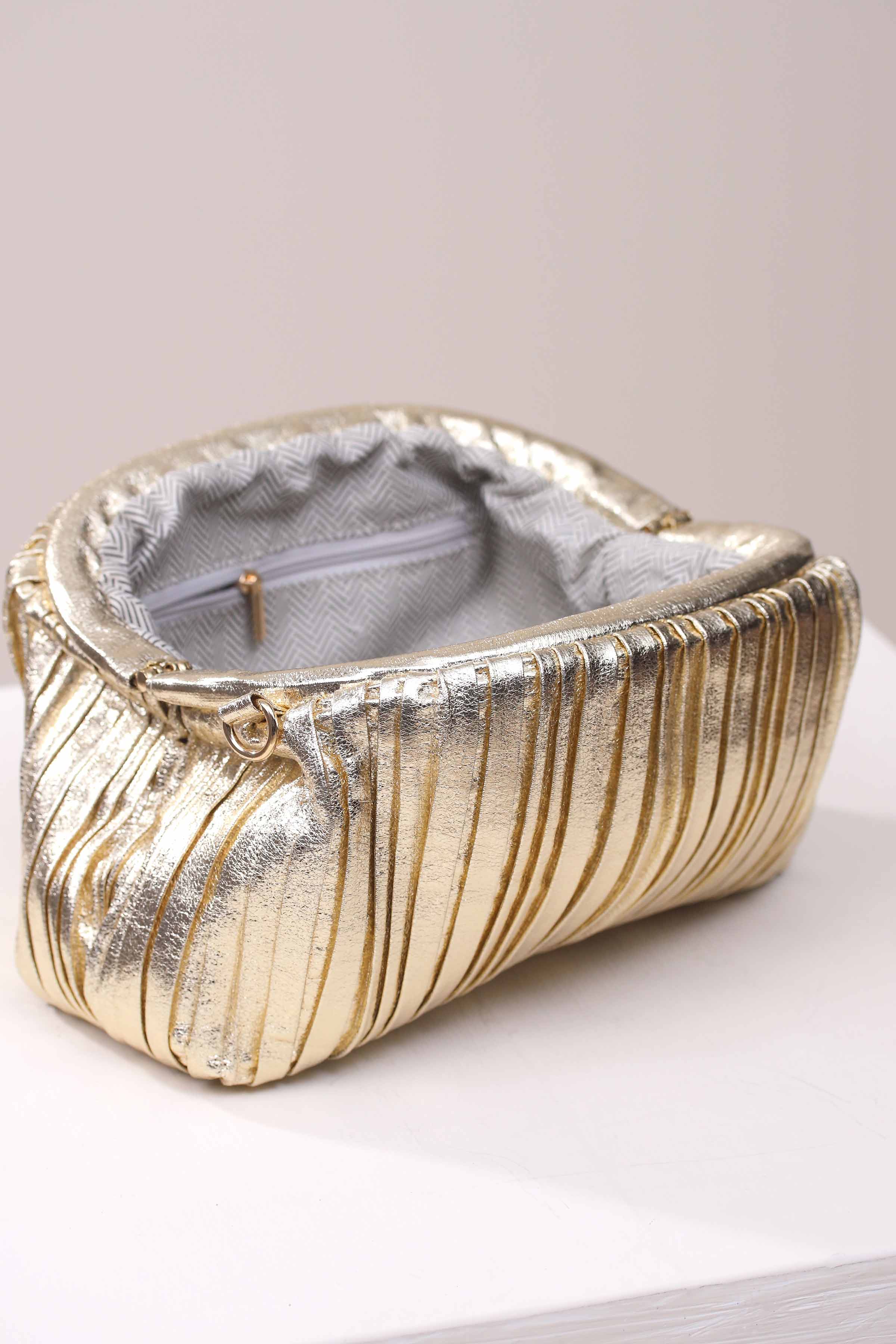 Gold Shoulder Bag-444642119 for Women - Bag Collection | Nishat | Shop Online