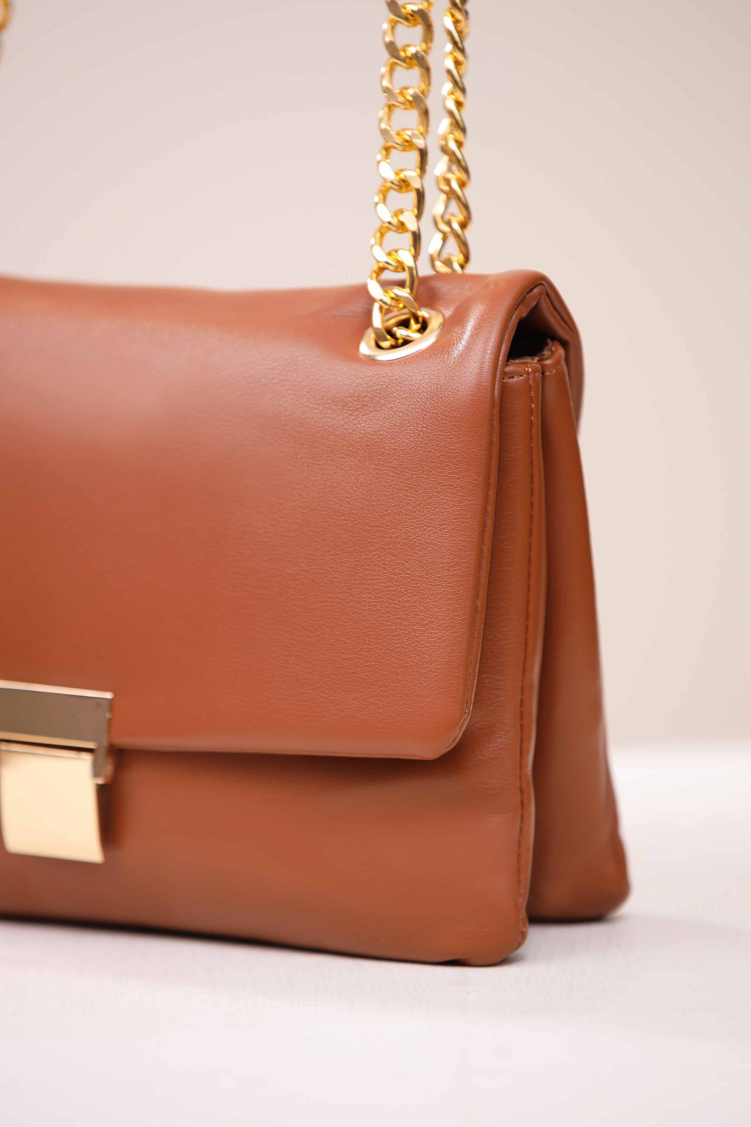 Brown Shoulder Bag-444672113 for Women - Bag Collection | Nishat | Shop Online