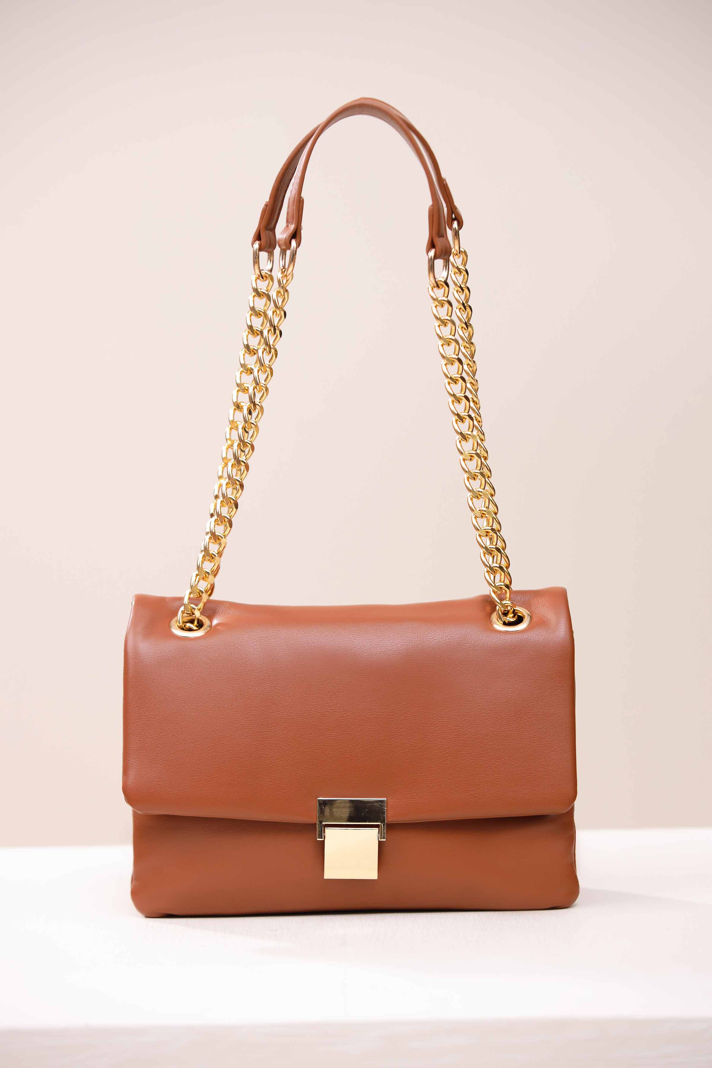 Brown Shoulder Bag-444672113 for Women - Bag Collection | Nishat | Shop Online