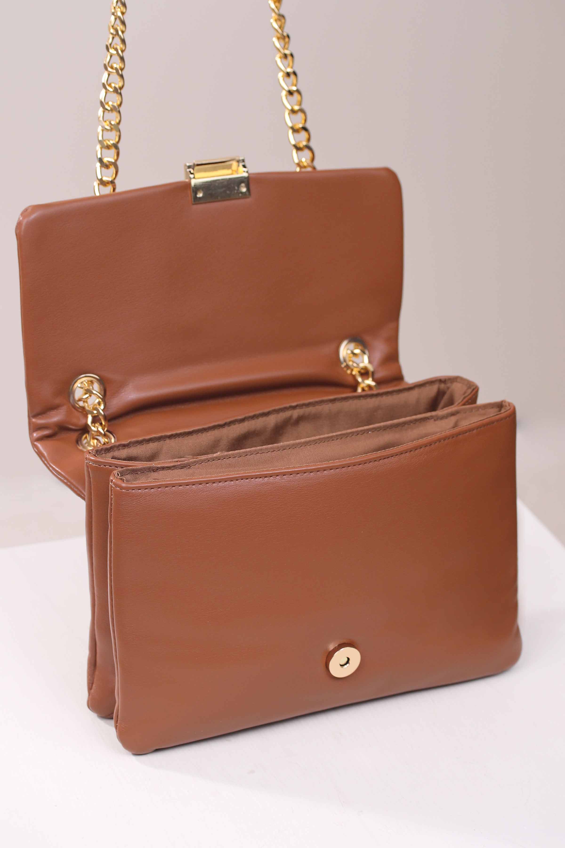 Brown Shoulder Bag-444672113 for Women - Bag Collection | Nishat | Shop Online