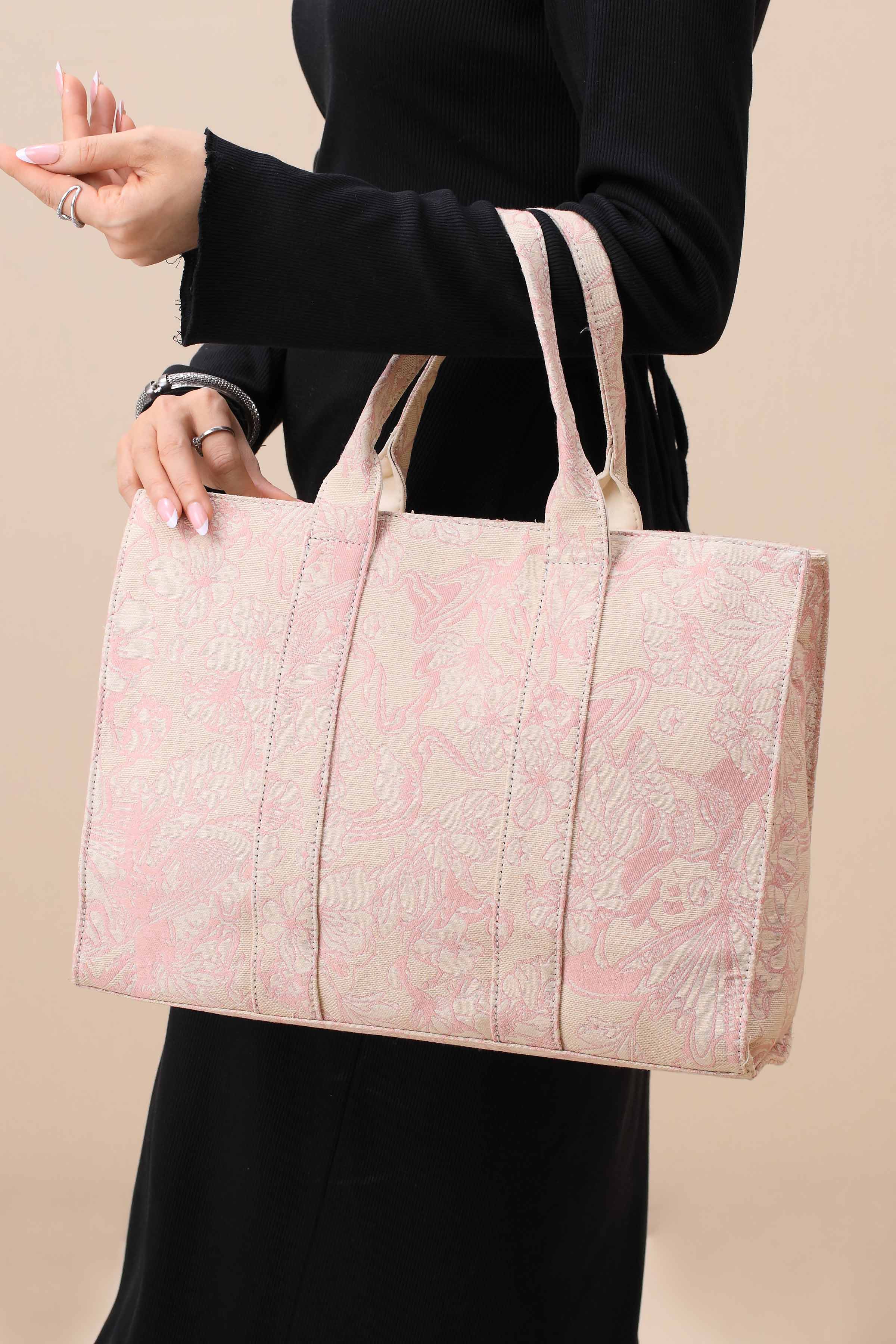 Pink Tote Bag-444782105-for Women - Bag Winter Collection | Nishat | Shop Online