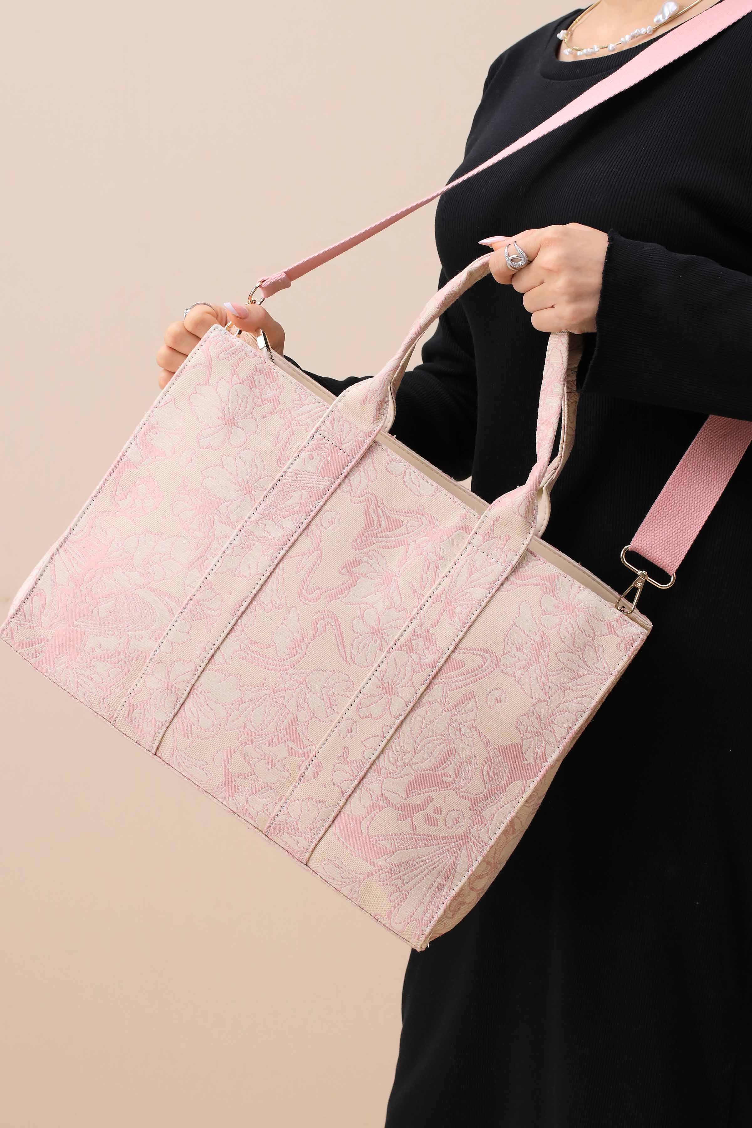 Pink Tote Bag-444782105-for Women - Bag Winter Collection | Nishat | Shop Online