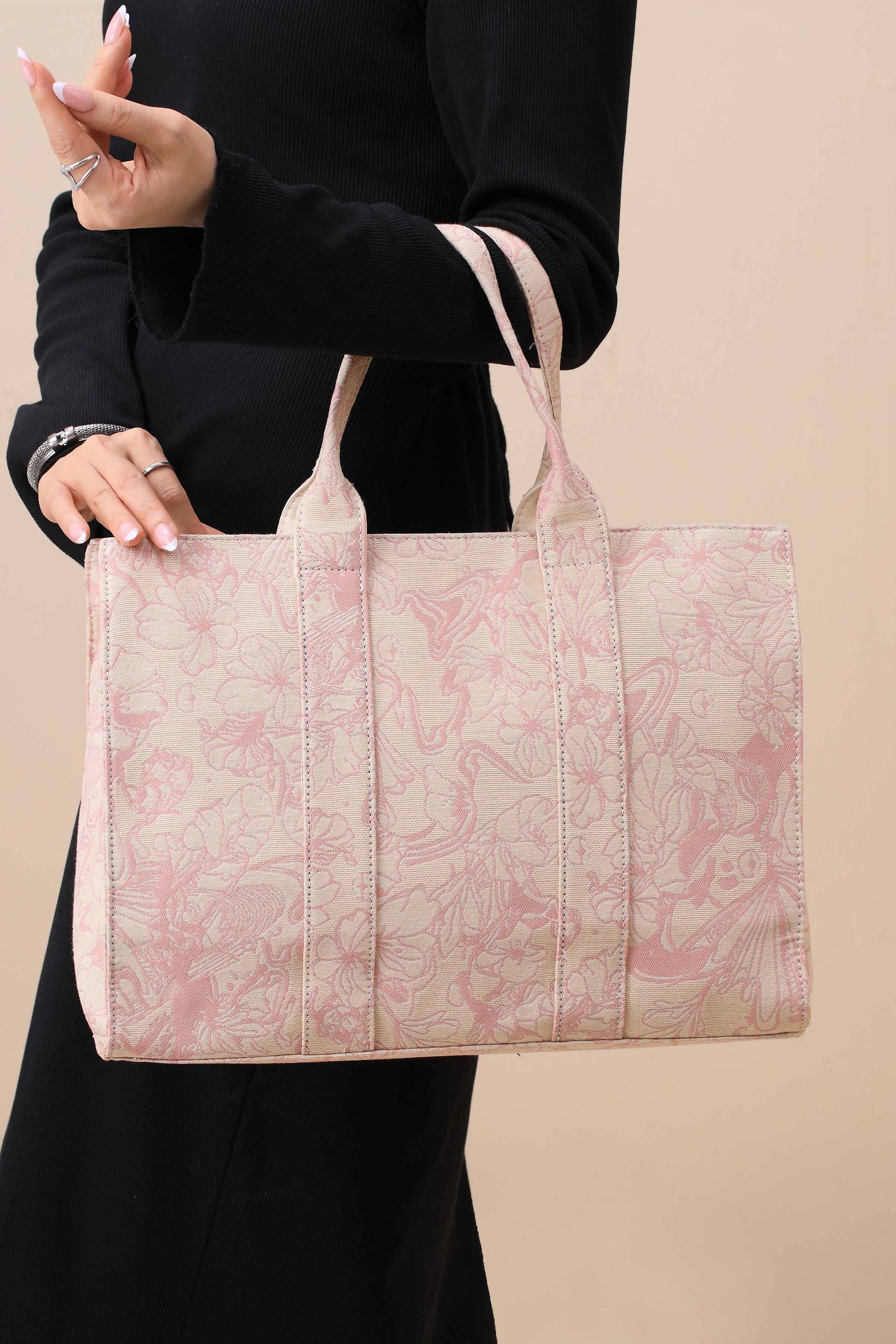 Pink Tote Bag-444782105-for Women - Bag Winter Collection | Nishat | Shop Online