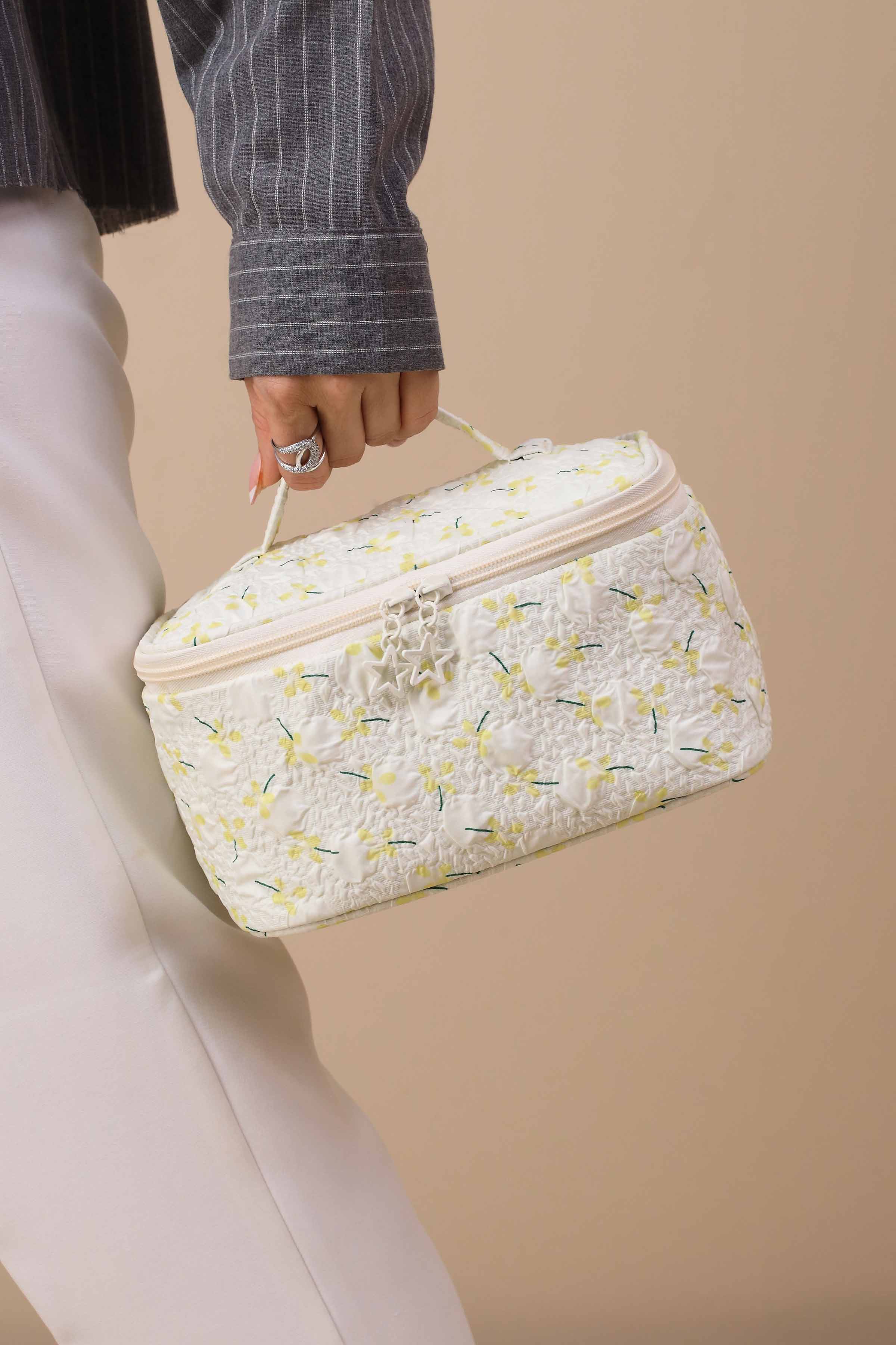 Yellow Vanity Bag-444872102-for Women - Bag Winter Collection | Nishat | Shop Online