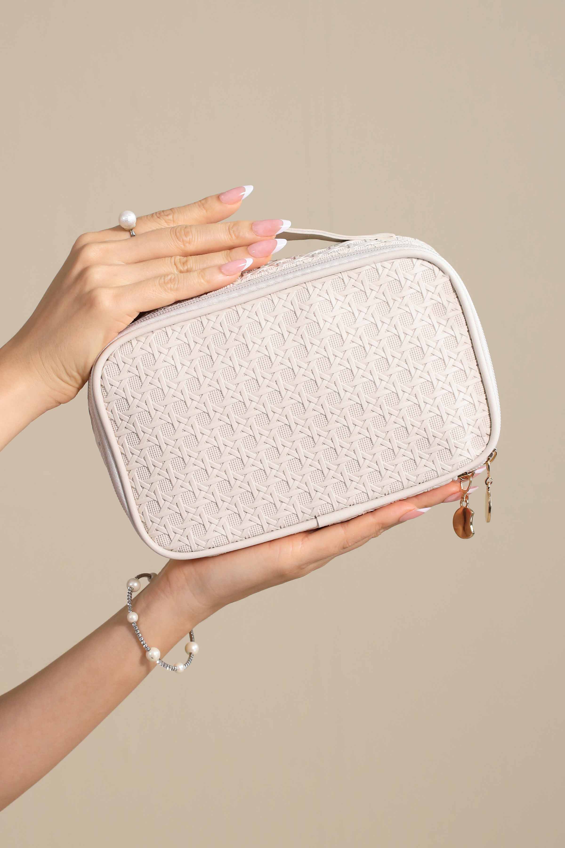 White Vanity Bag-444882112 for Women - Bag Winter Collection | Nishat | Shop Online