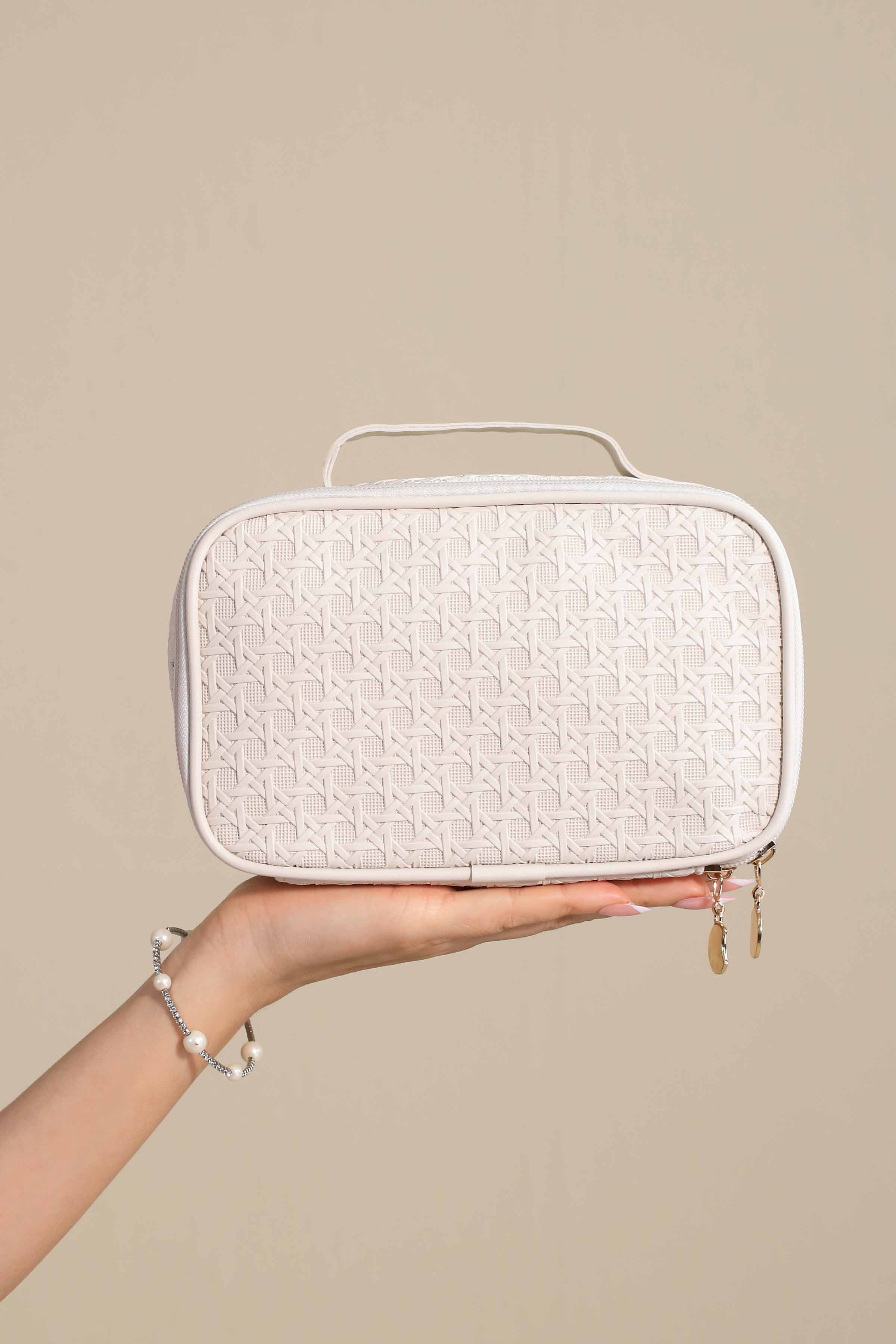 White Vanity Bag-444882112 for Women - Bag Winter Collection | Nishat | Shop Online