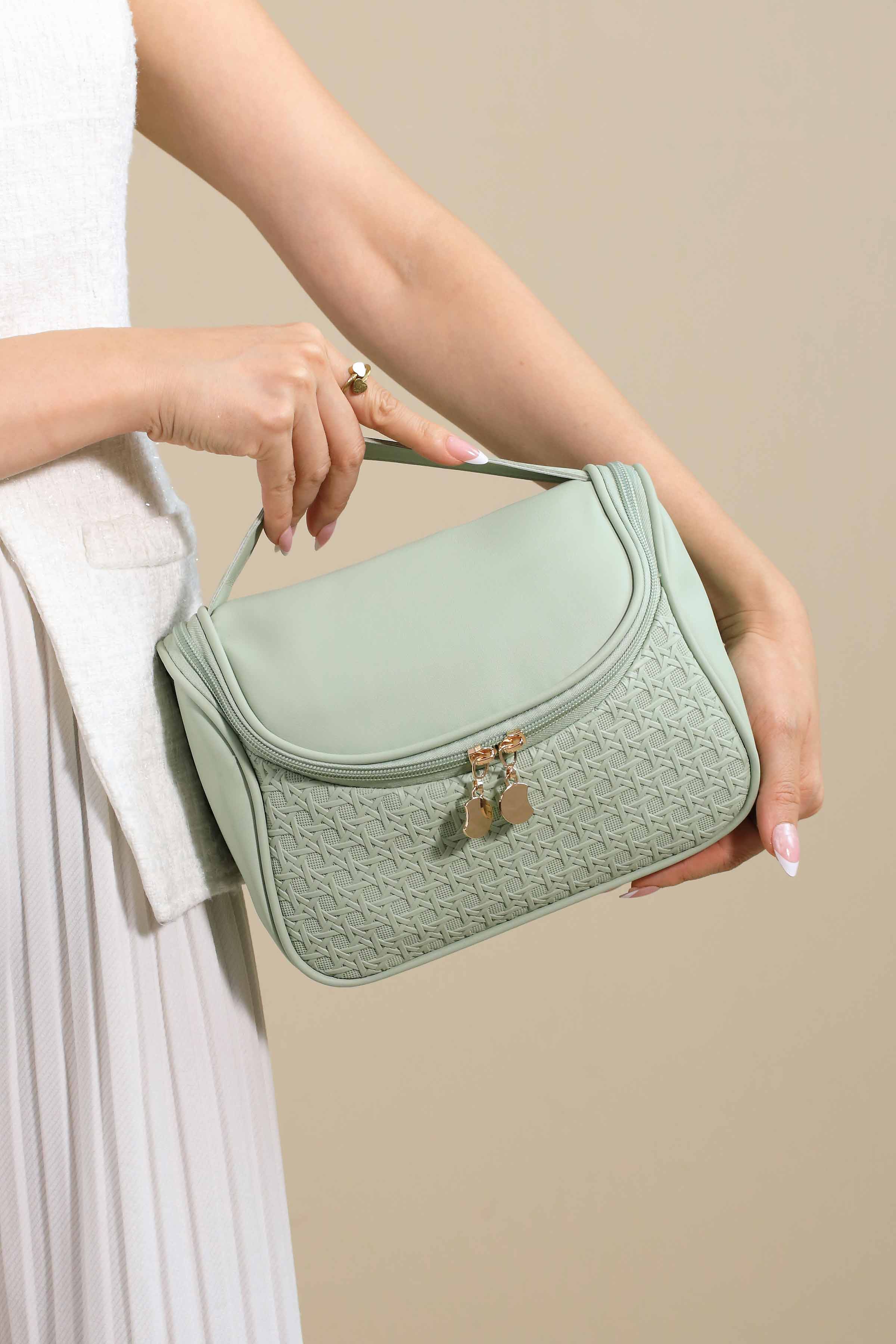 Green Vanity Bag-444892104 for Women - Bag Winter Collection | Nishat | Shop Online