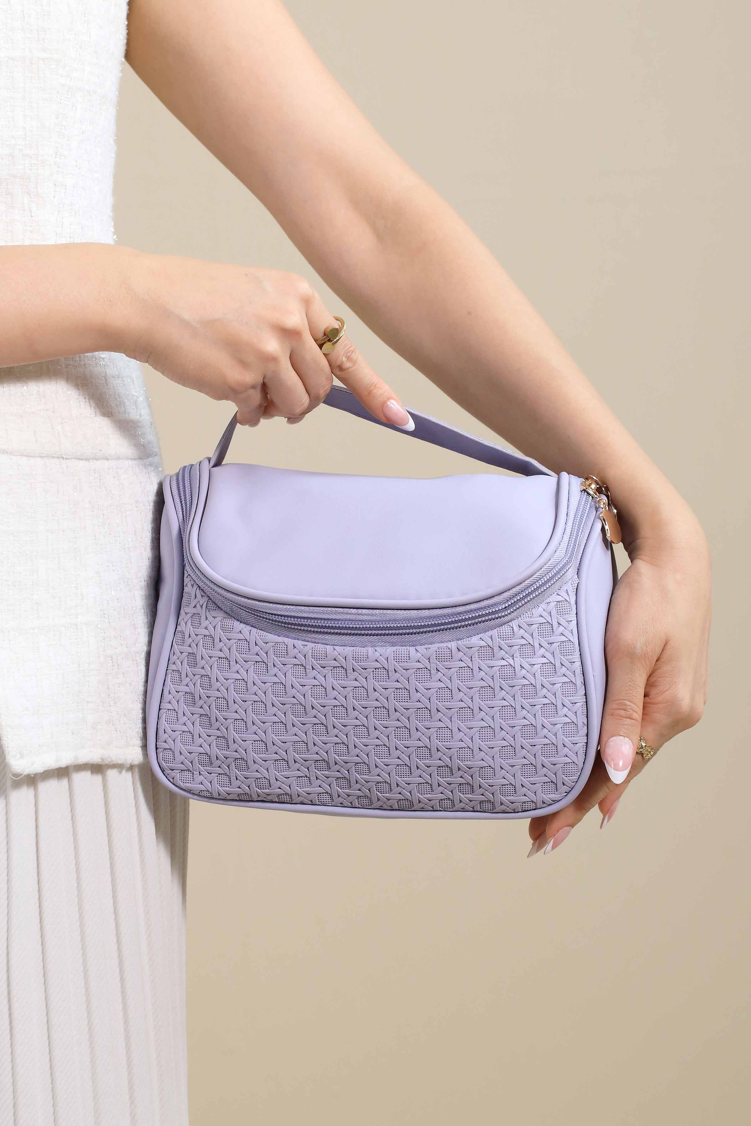 Purple Vanity Bag-444892109 for Women - Bag Winter Collection | Nishat | Shop Online