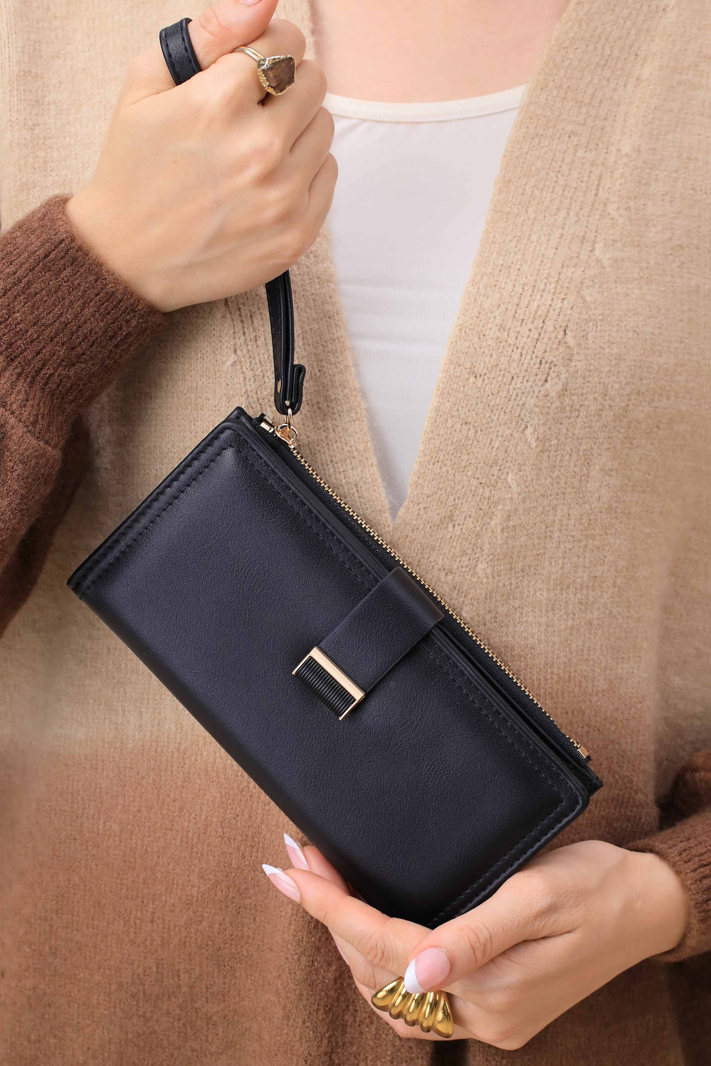 Black Wallet-444932103-for Women - Bag Winter Collection | Nishat | Shop Online