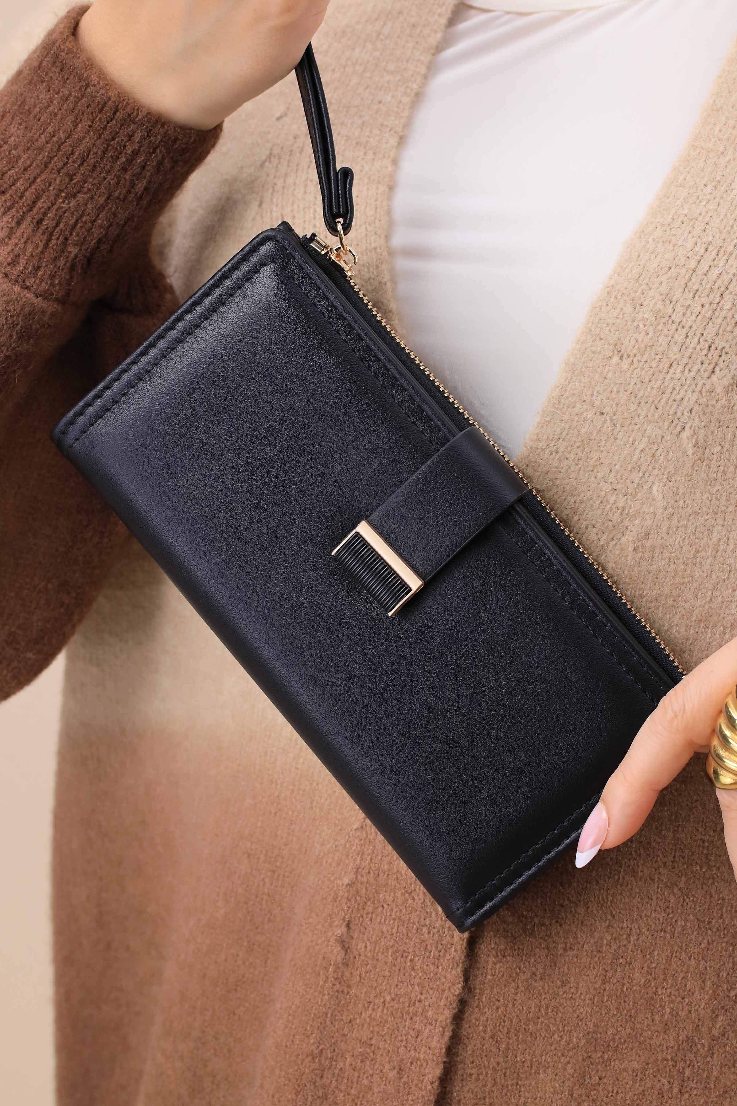 Black Wallet-444932103-for Women - Bag Winter Collection | Nishat | Shop Online