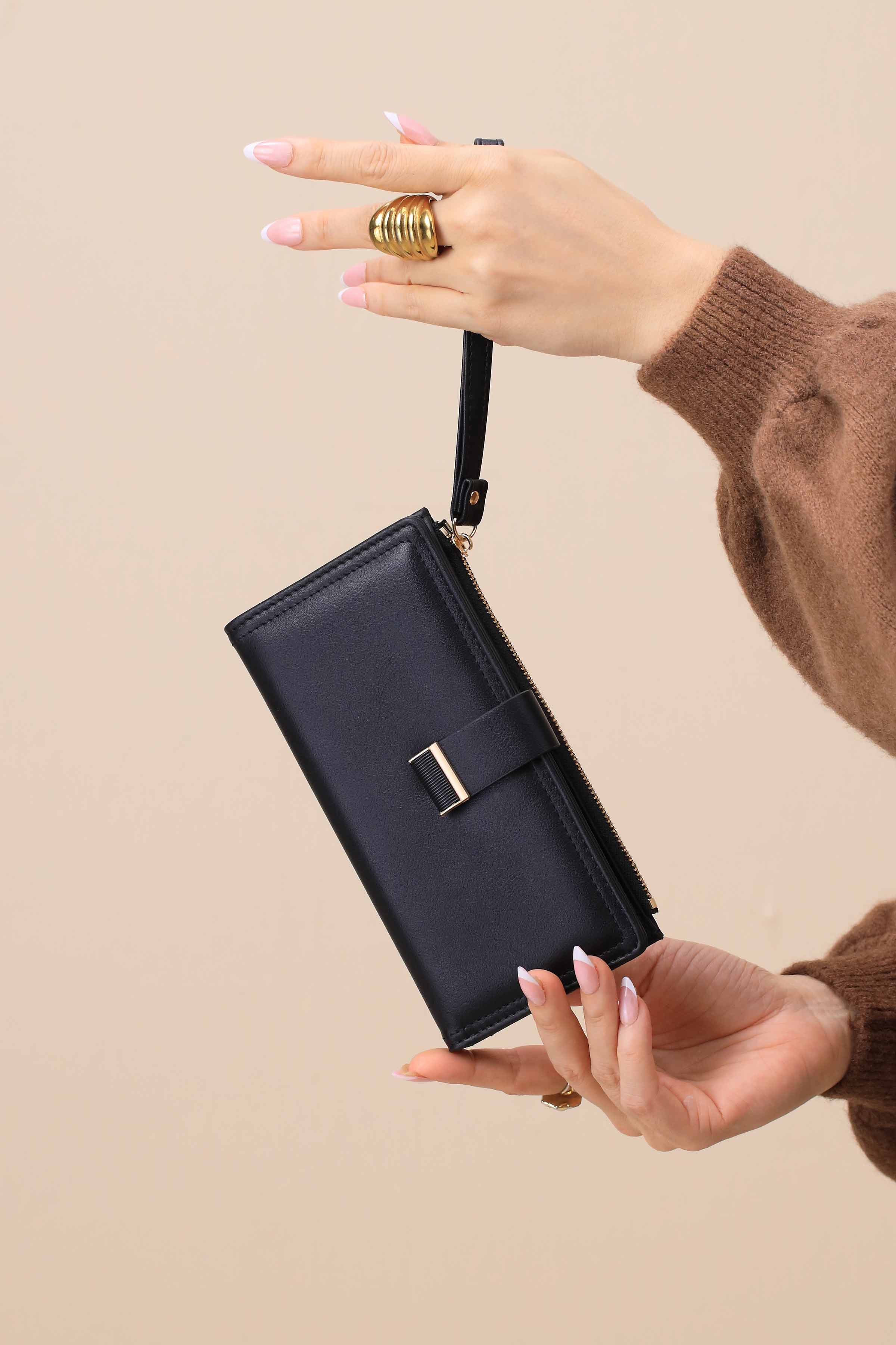 Black Wallet-444932103-for Women - Bag Winter Collection | Nishat | Shop Online