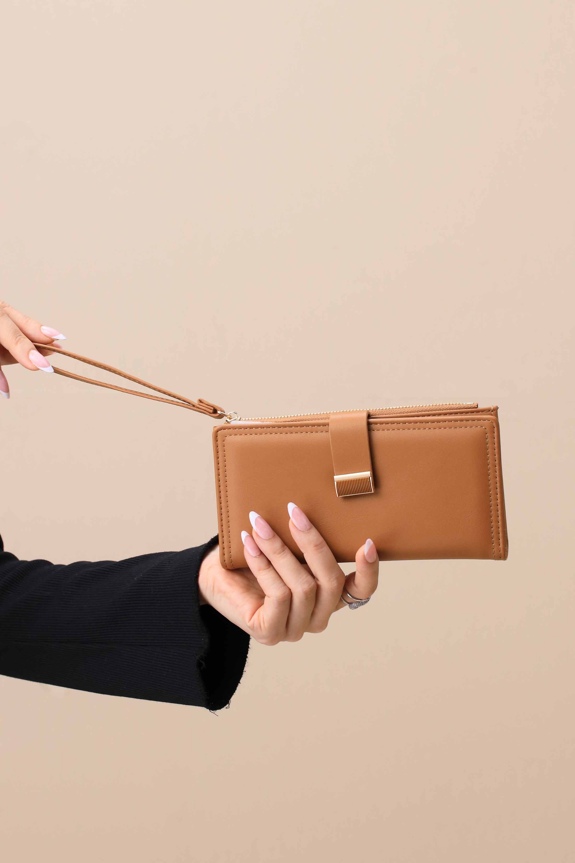 Brown Wallet-444932113-for Women - Bag Winter Collection | Nishat | Shop Online