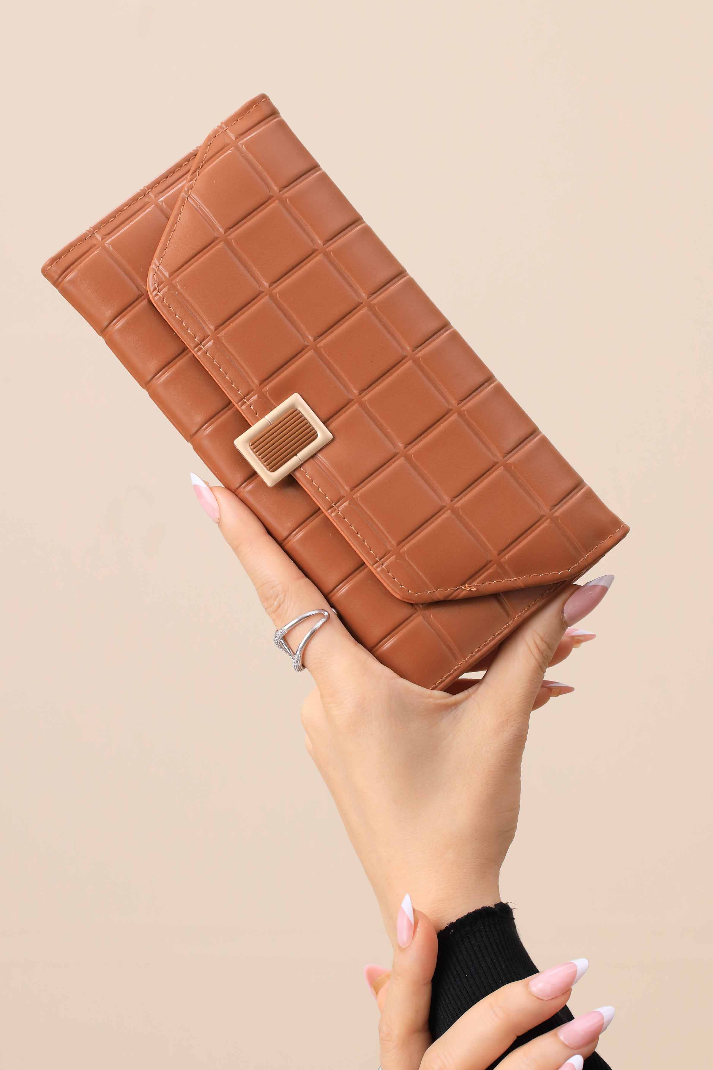 Brown Wallet-444952113-for Women - Bag Winter Collection | Nishat | Shop Online