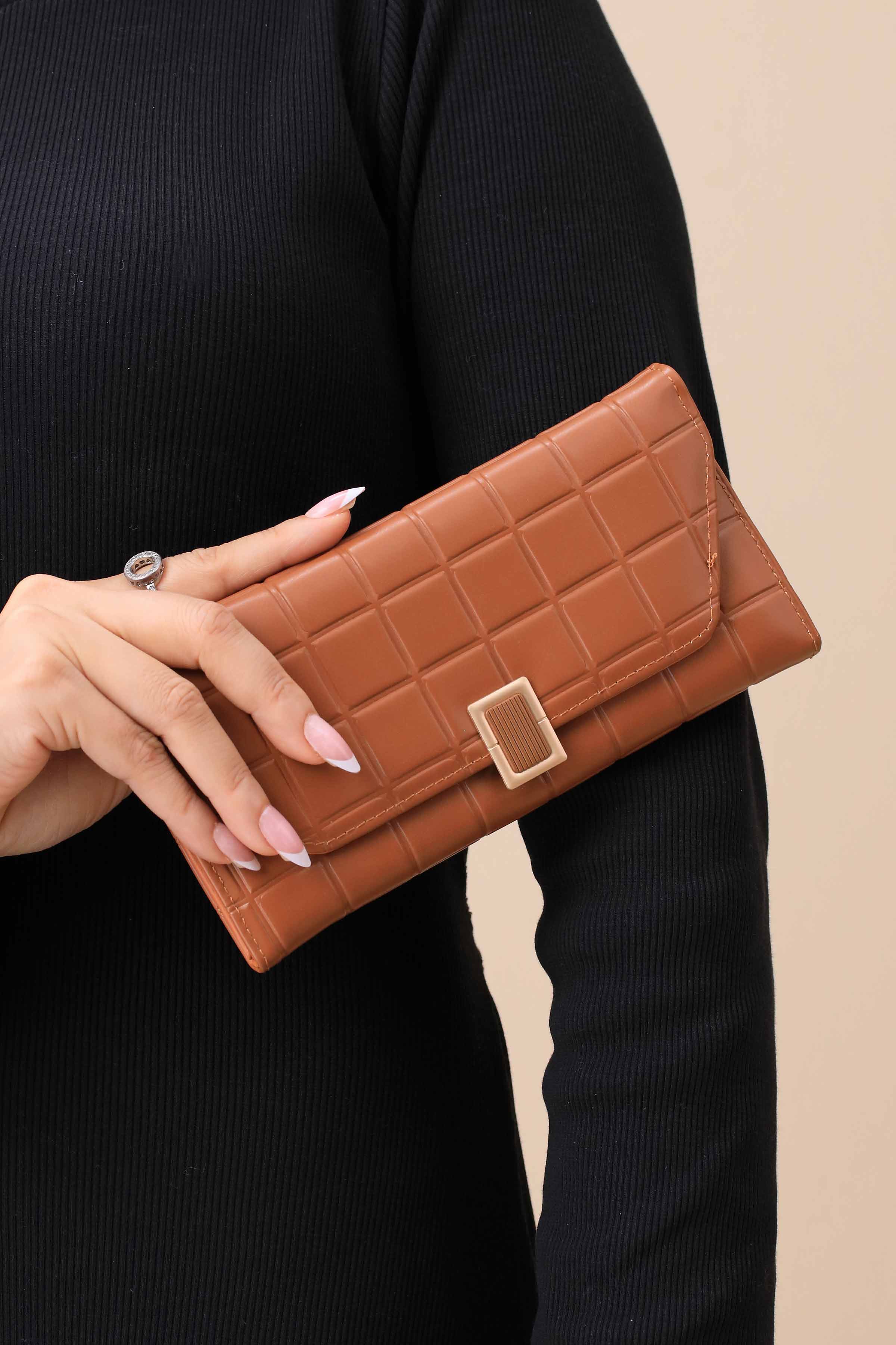 Brown Wallet-444952113-for Women - Bag Winter Collection | Nishat | Shop Online