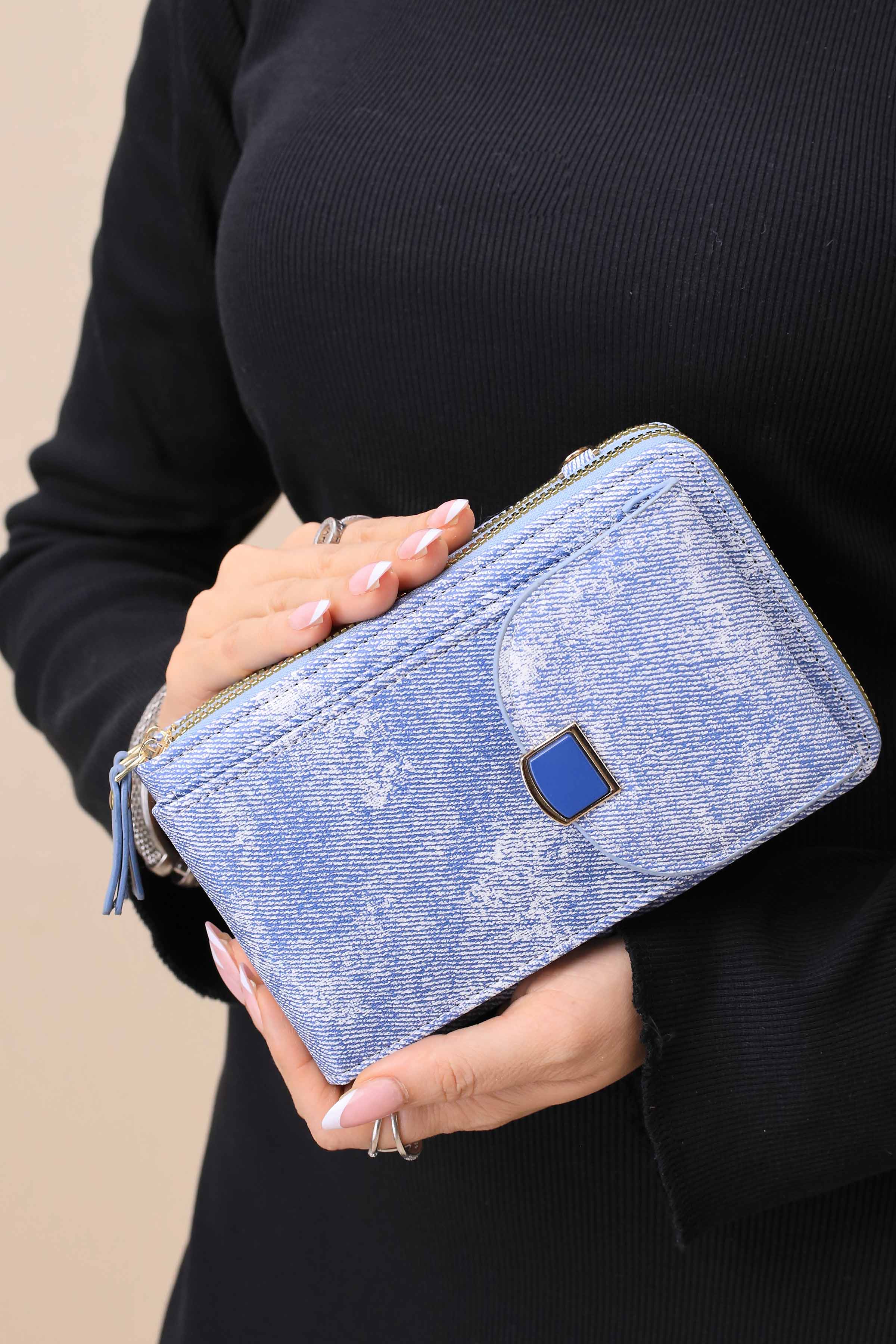 Blue Phone Bag-444962108-for Women - Bag Winter Collection | Nishat | Shop Online