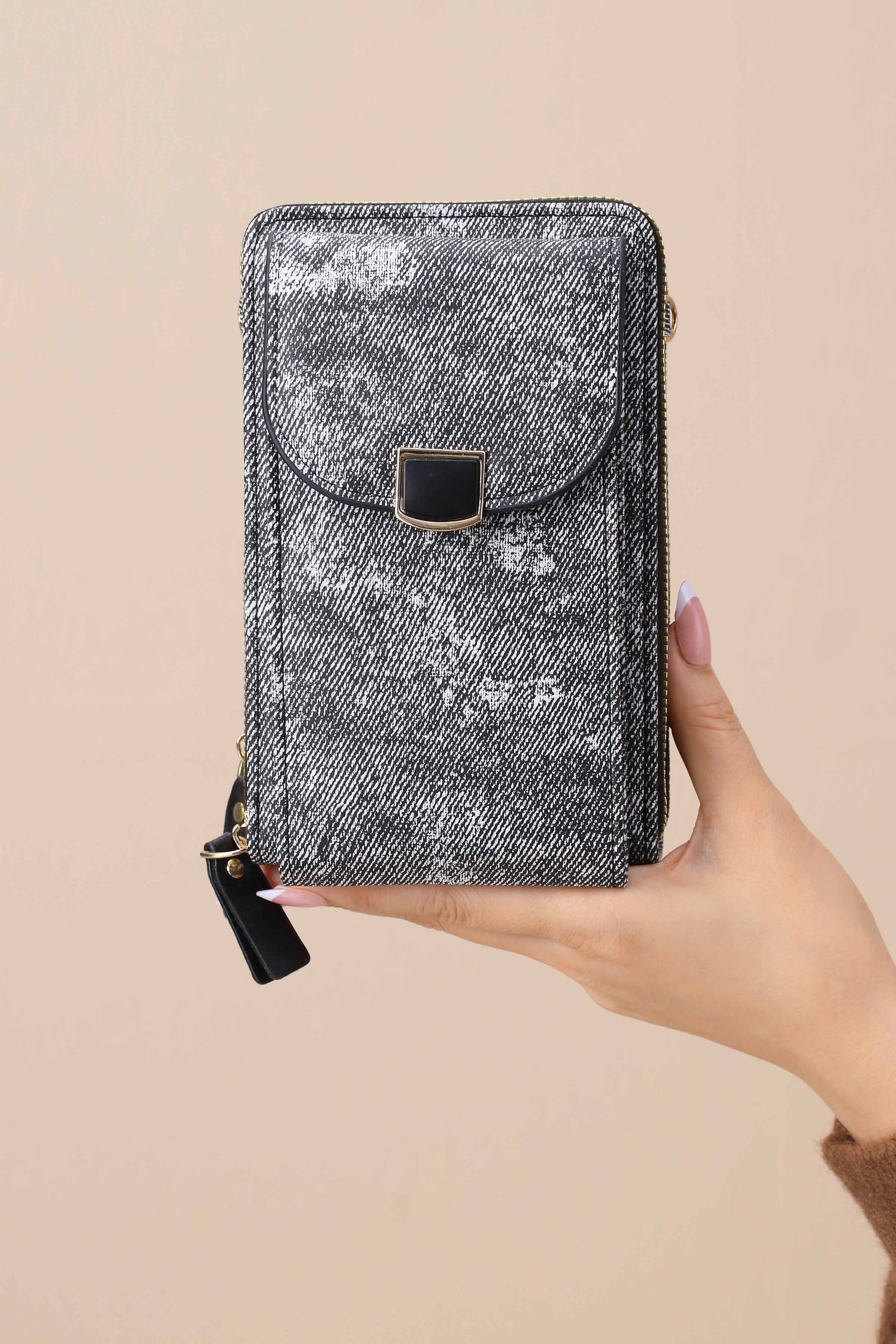 Grey Phone Bag-444962111-for Women - Bag Winter Collection | Nishat | Shop Online