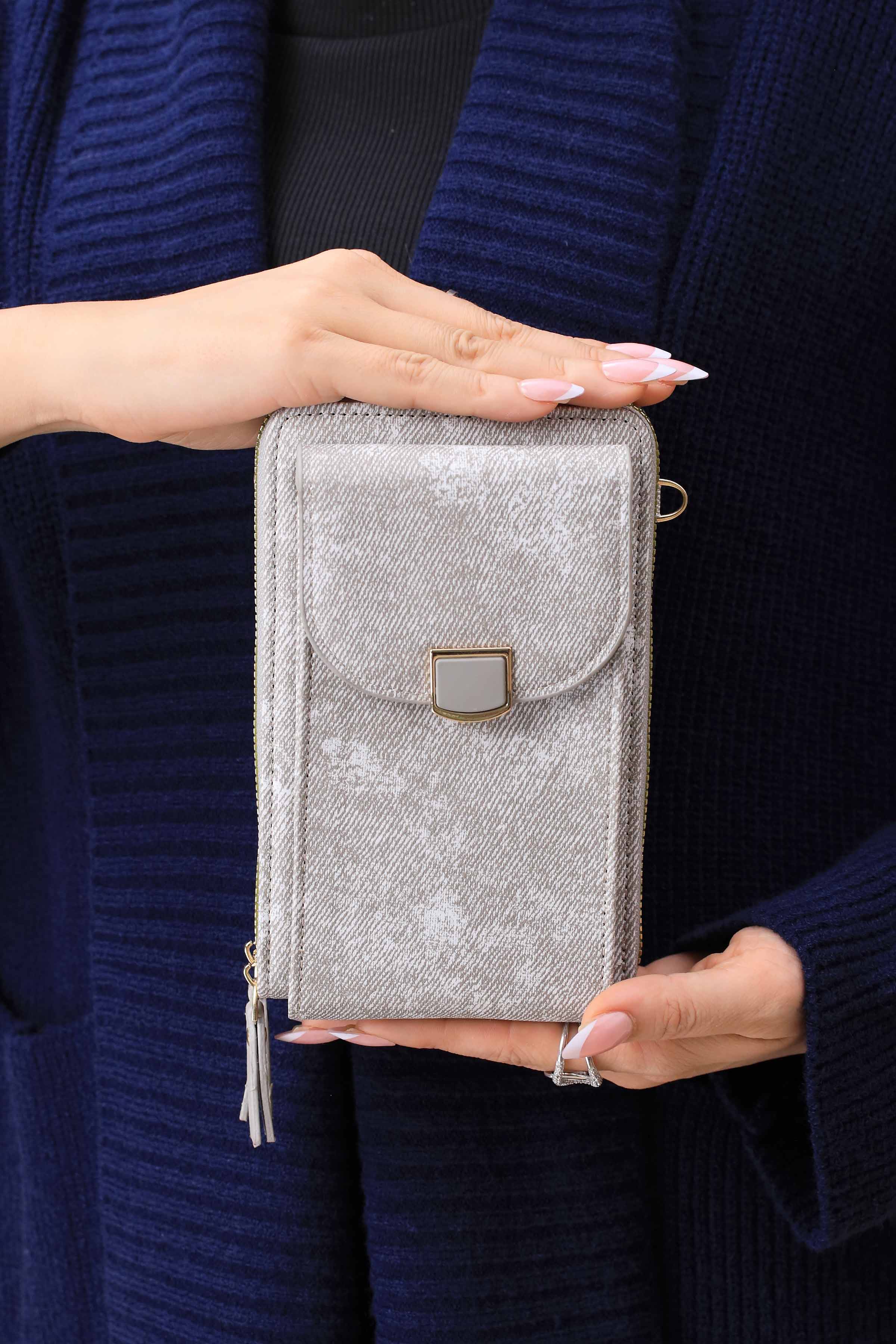 Grey Phone Bag-444962111-for Women - Bag Winter Collection | Nishat | Shop Online