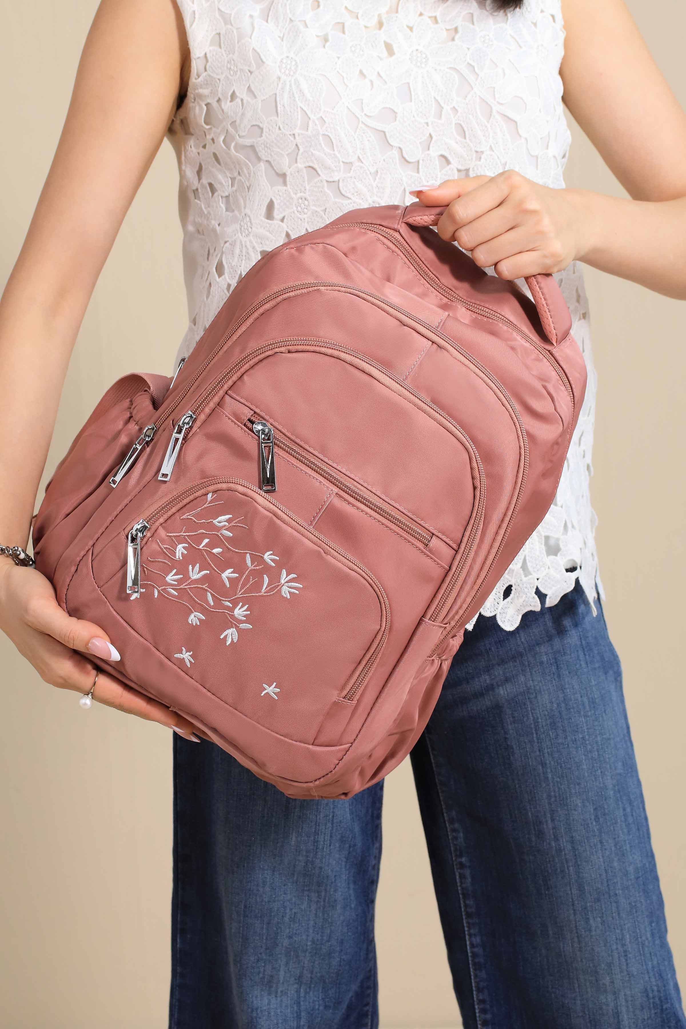 Dark Red Back Pack-445142101 for Women - Bag Winter Collection | Nishat | Shop Online