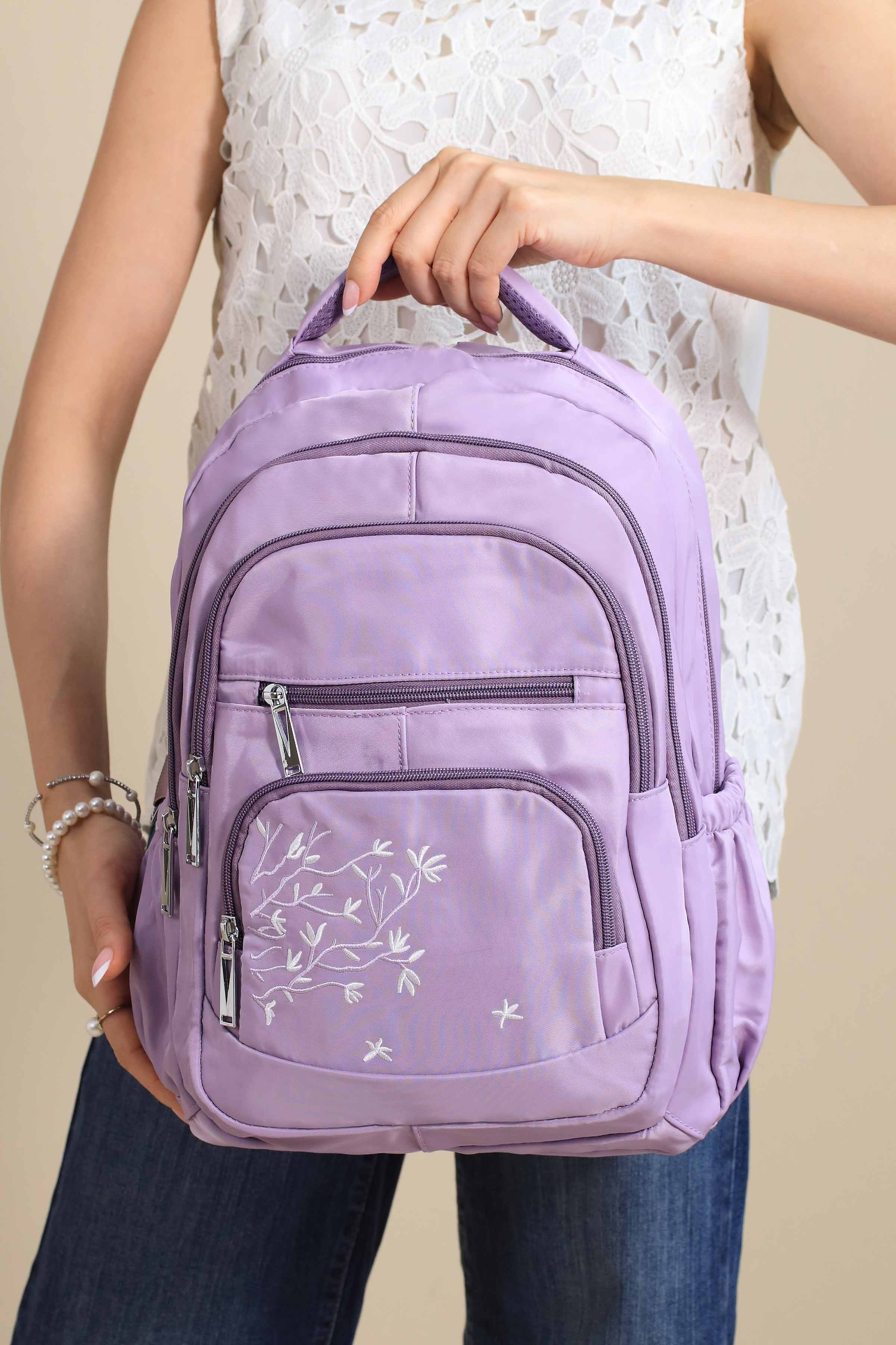 Dark Purple Back Pack-445142109 for Women - Bag Winter Collection | Nishat | Shop Online