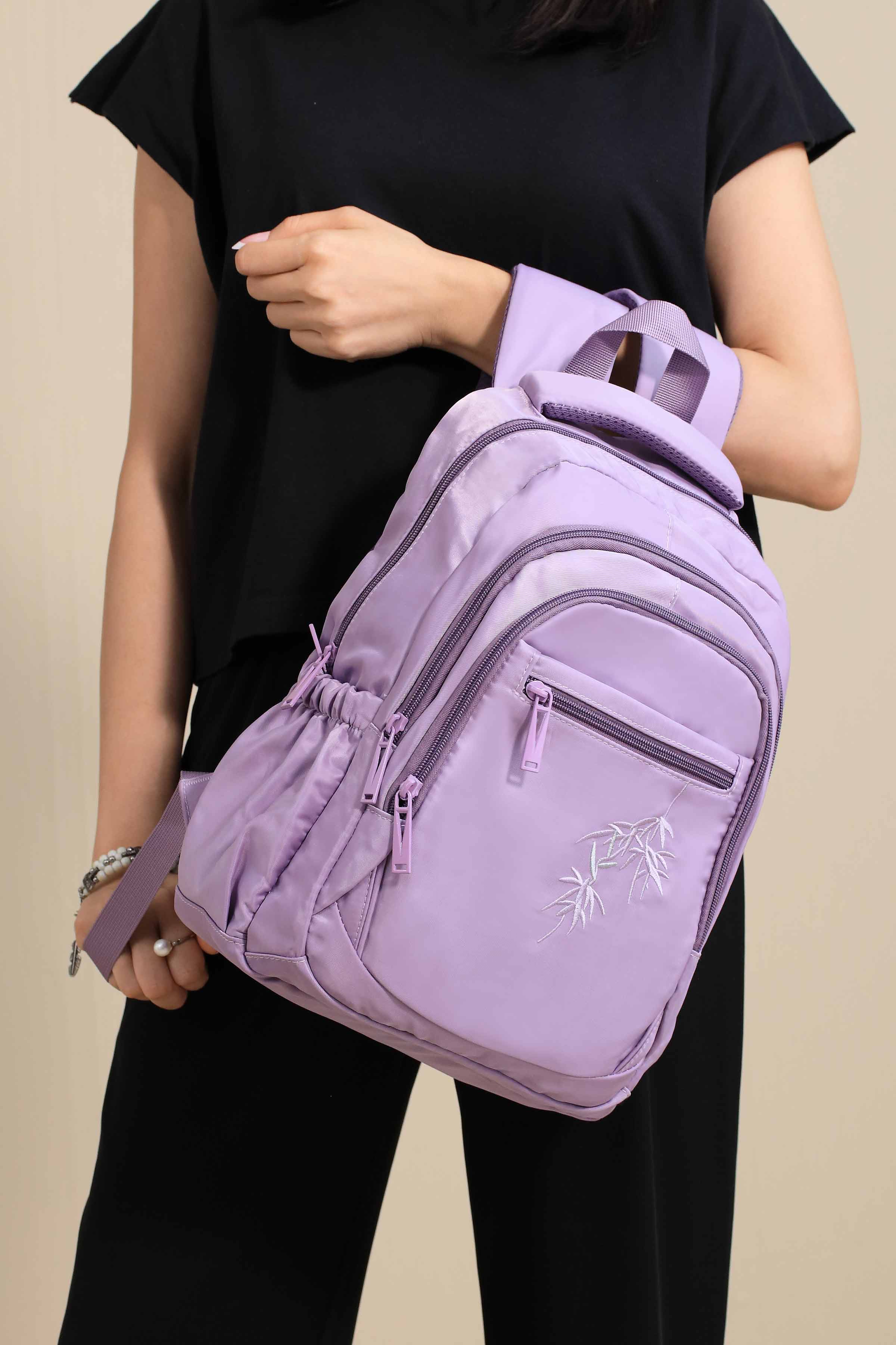 Dark Purple Back Pack-445152109 for Women - Bag Winter Collection | Nishat | Shop Online
