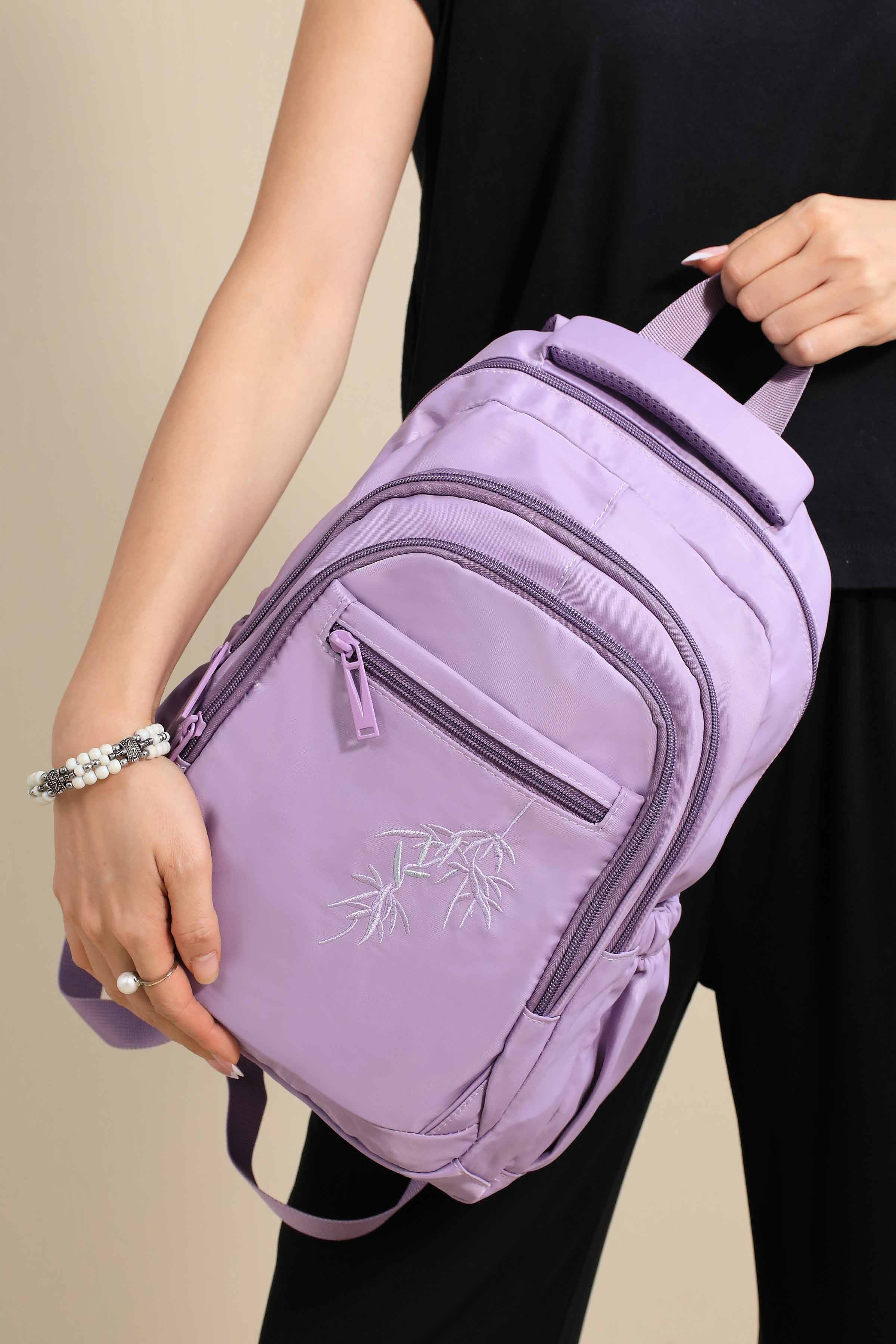 Dark Purple Back Pack-445152109 for Women - Bag Winter Collection | Nishat | Shop Online