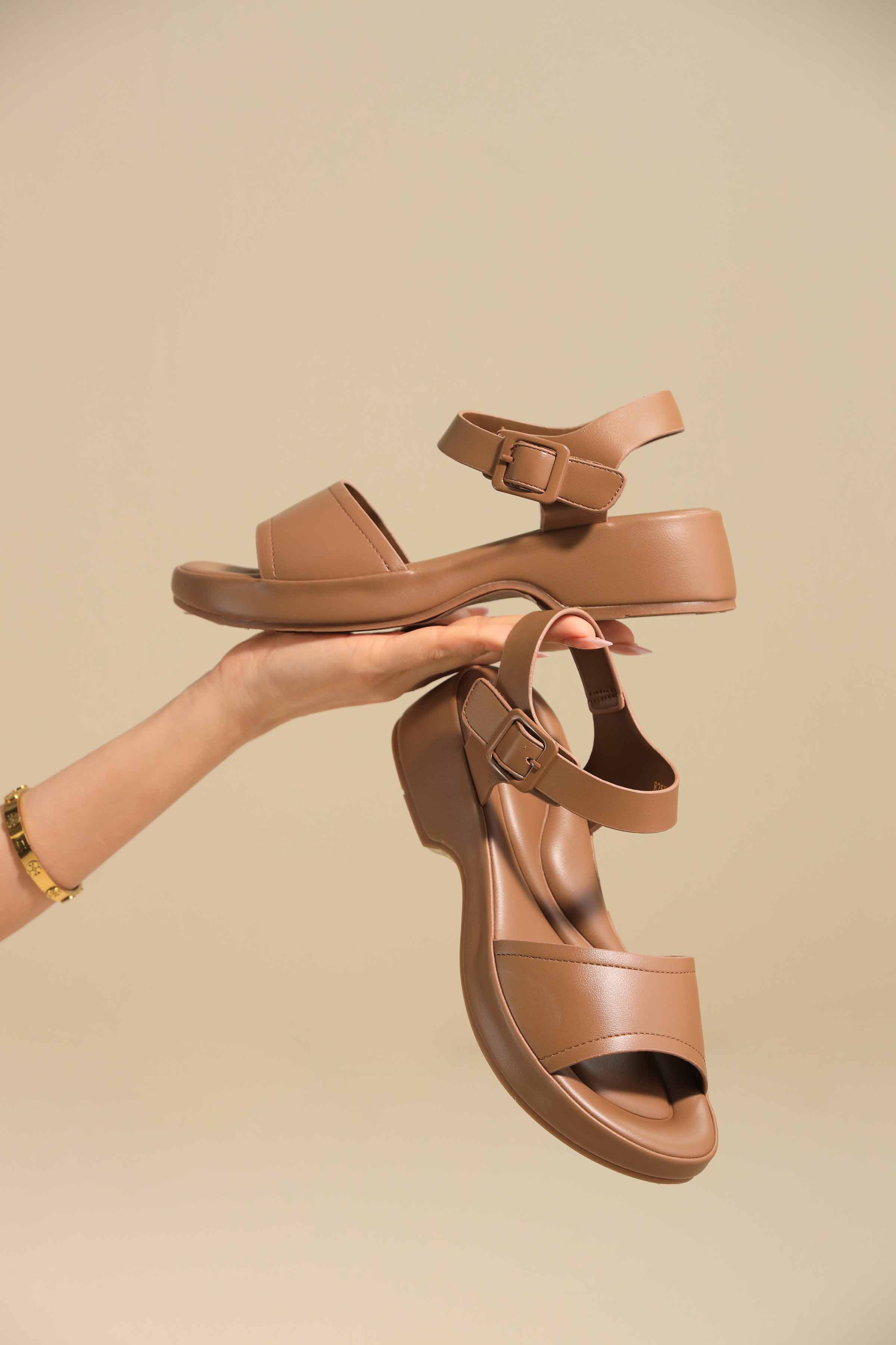 Brown Sandals-445162913 - for Women - Shoes Collection | Nishat | Shop Online