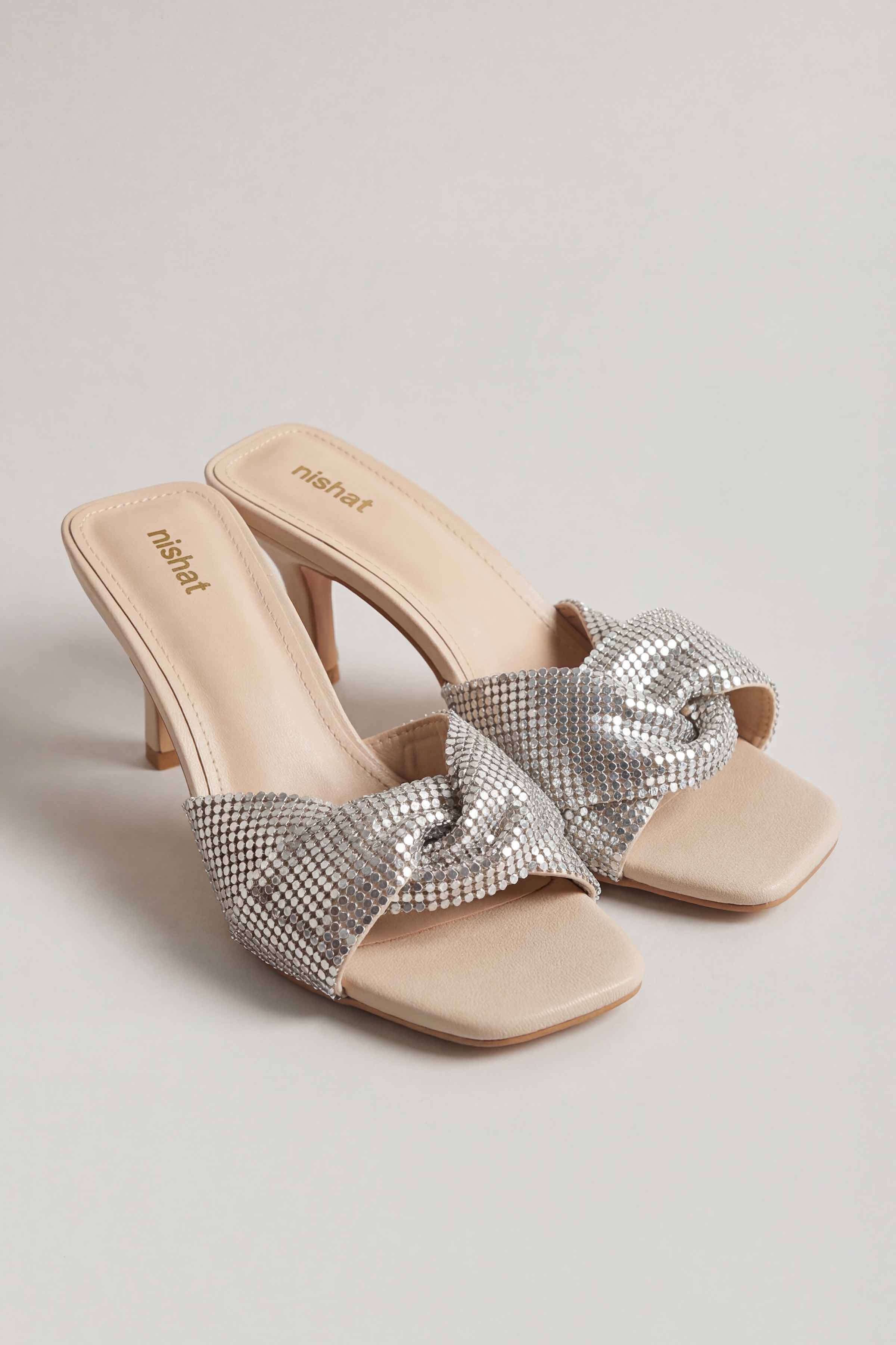 Off White Heels-445172918 for Women - Fashion Collection | Nishat | Shop Online