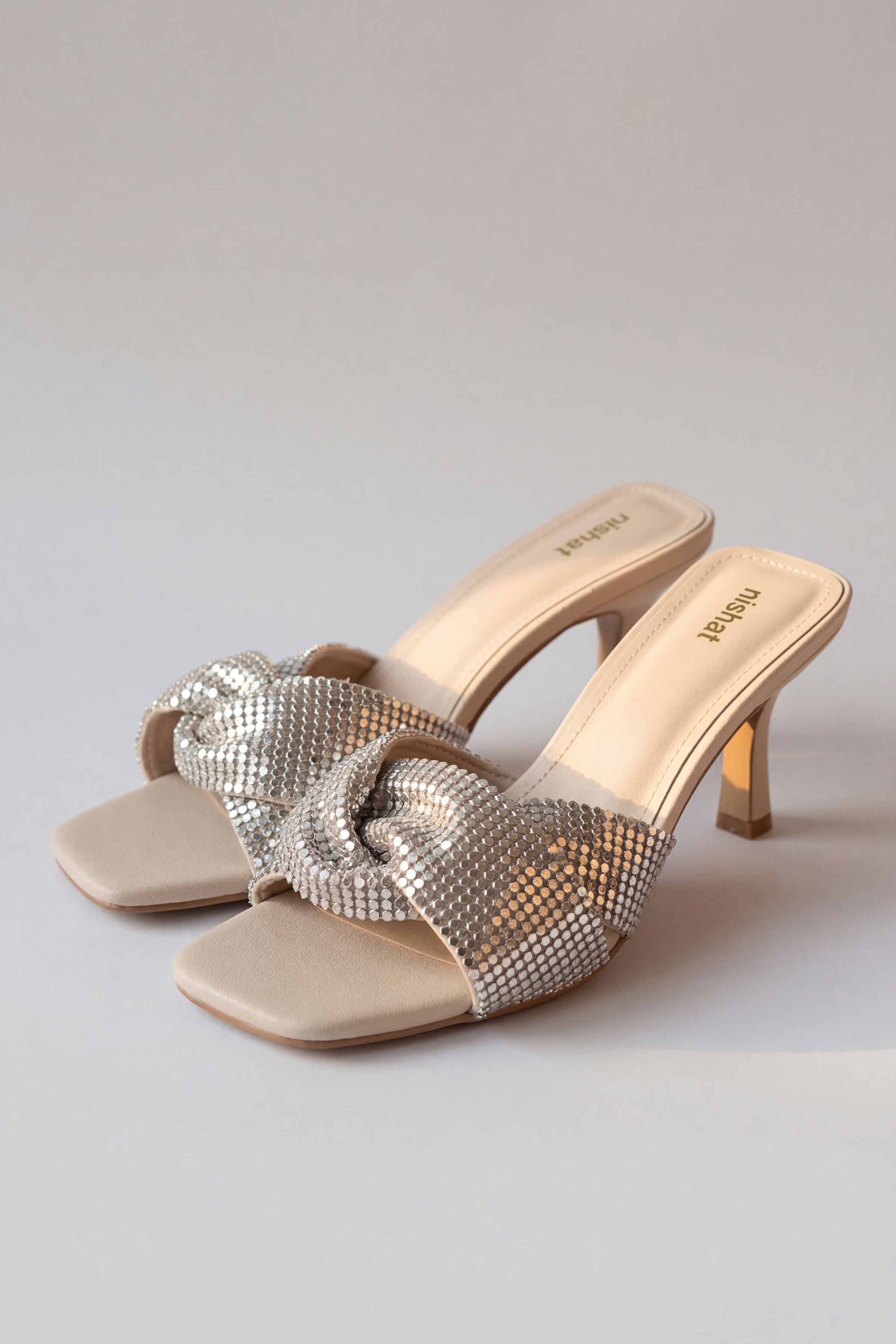 Off White Heels-445172918 for Women - Fashion Collection | Nishat | Shop Online