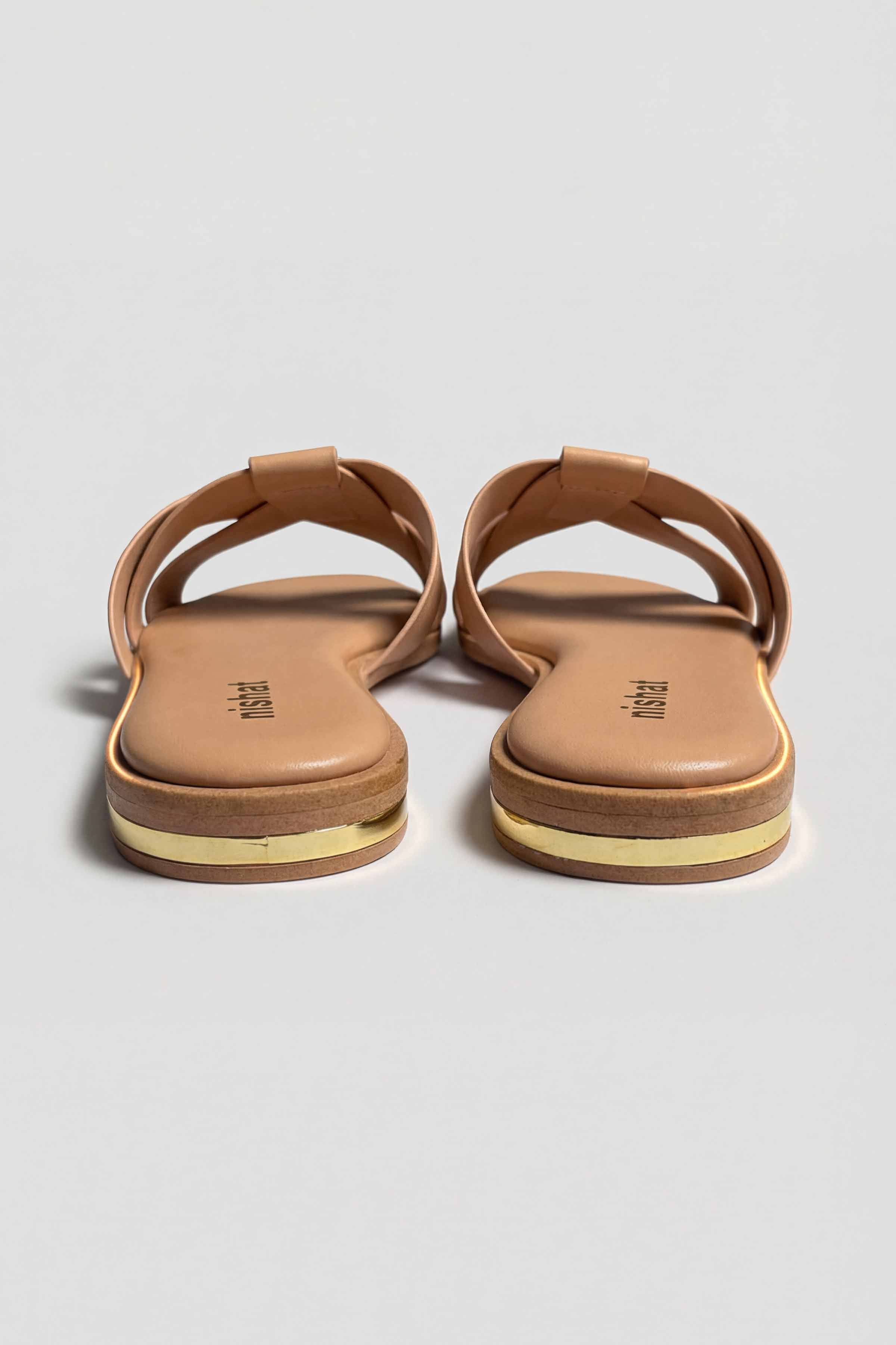 Beige Chappal-445202918 for Women - Fashion Collection | Nishat | Shop Online