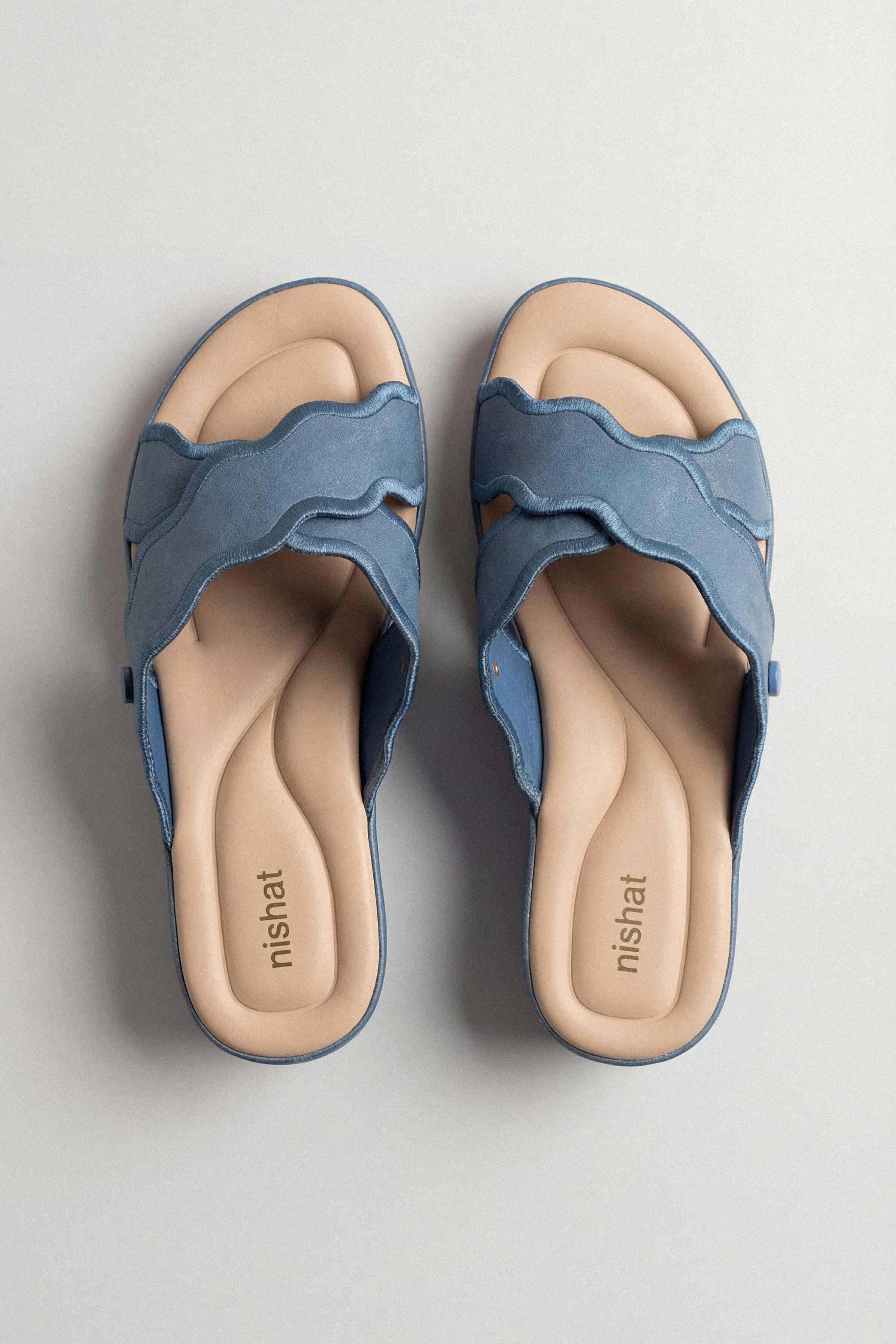 Navy Wedges-445212921 - for Women - Shoes Collection | Nishat | Shop Online