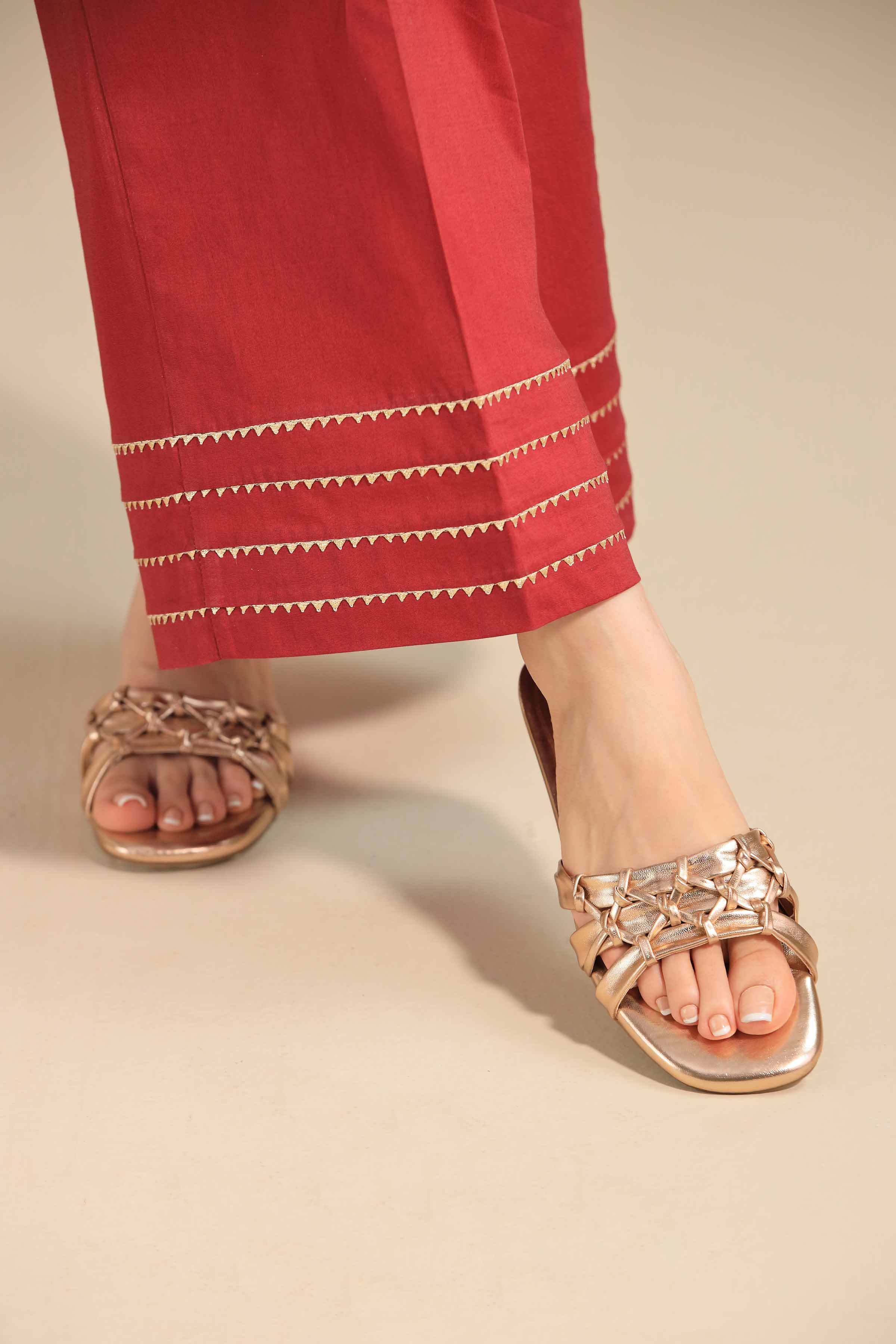 Champagne Chappal-445222916 - for Women - Shoes Collection | Nishat | Shop Online