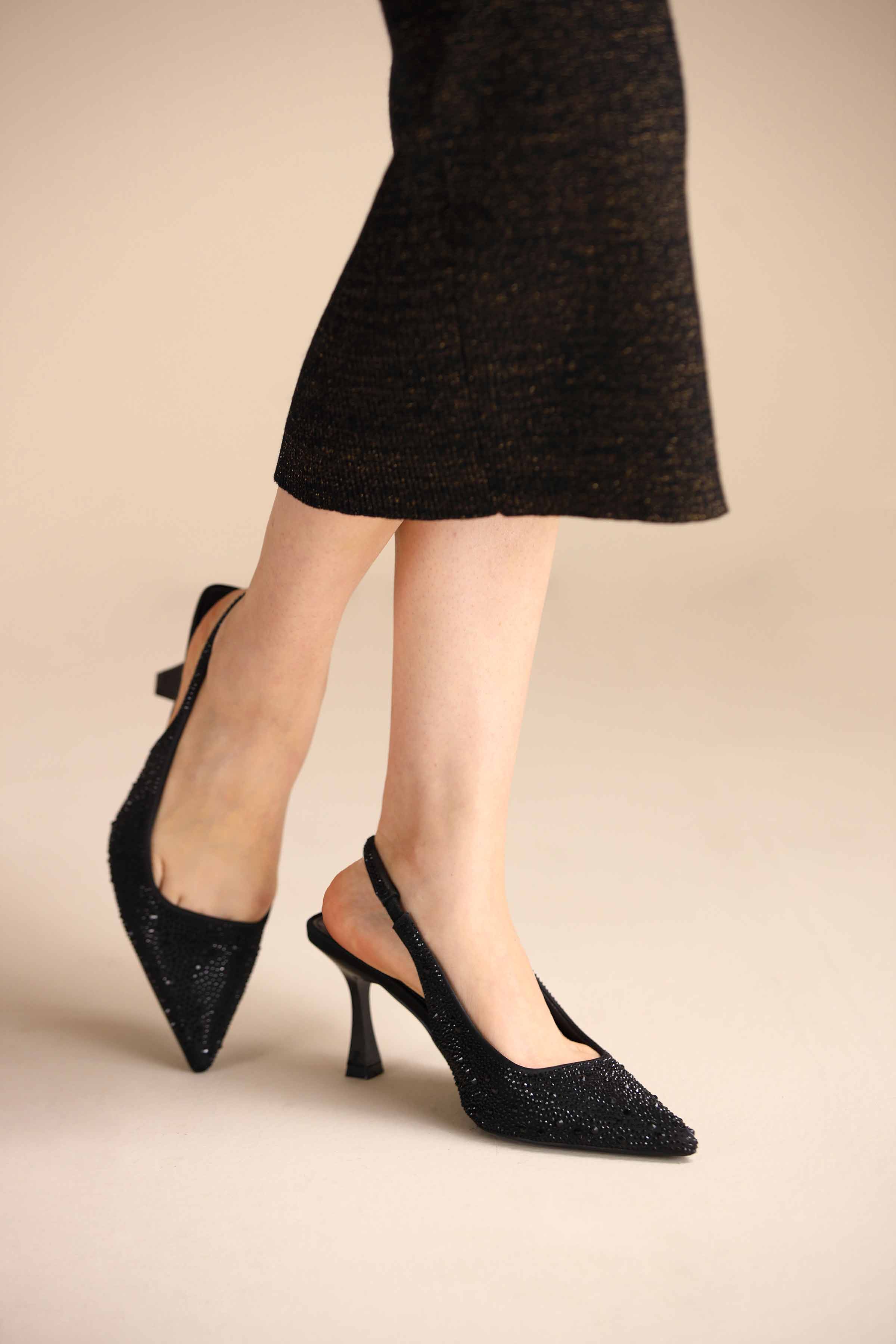 Black Pumps Heels-445232903 - for Women - Shoes Collection | Nishat | Shop Online
