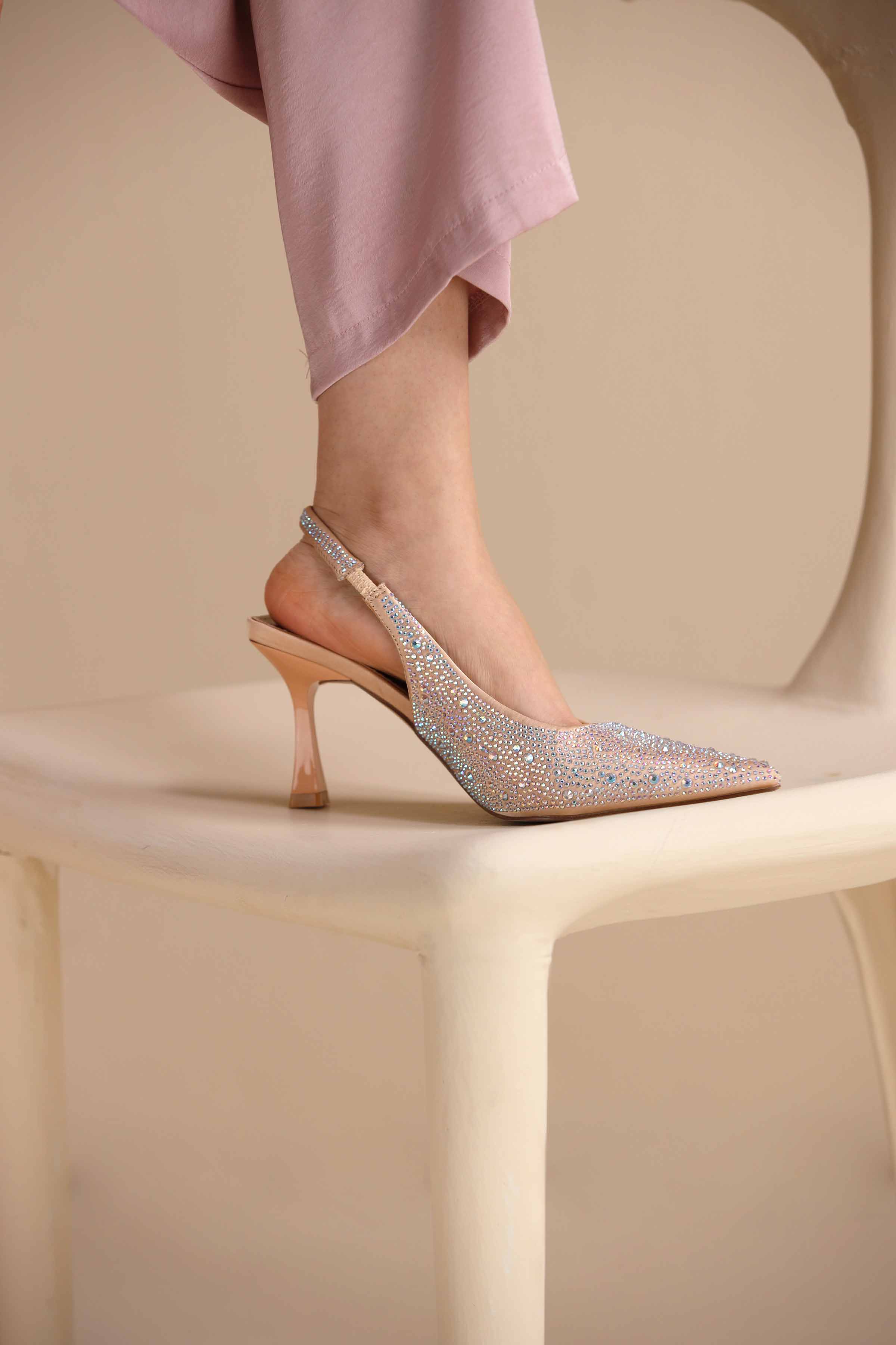 Beige Pumps Heels-445232918 - for Women - Shoes Collection | Nishat | Shop Online