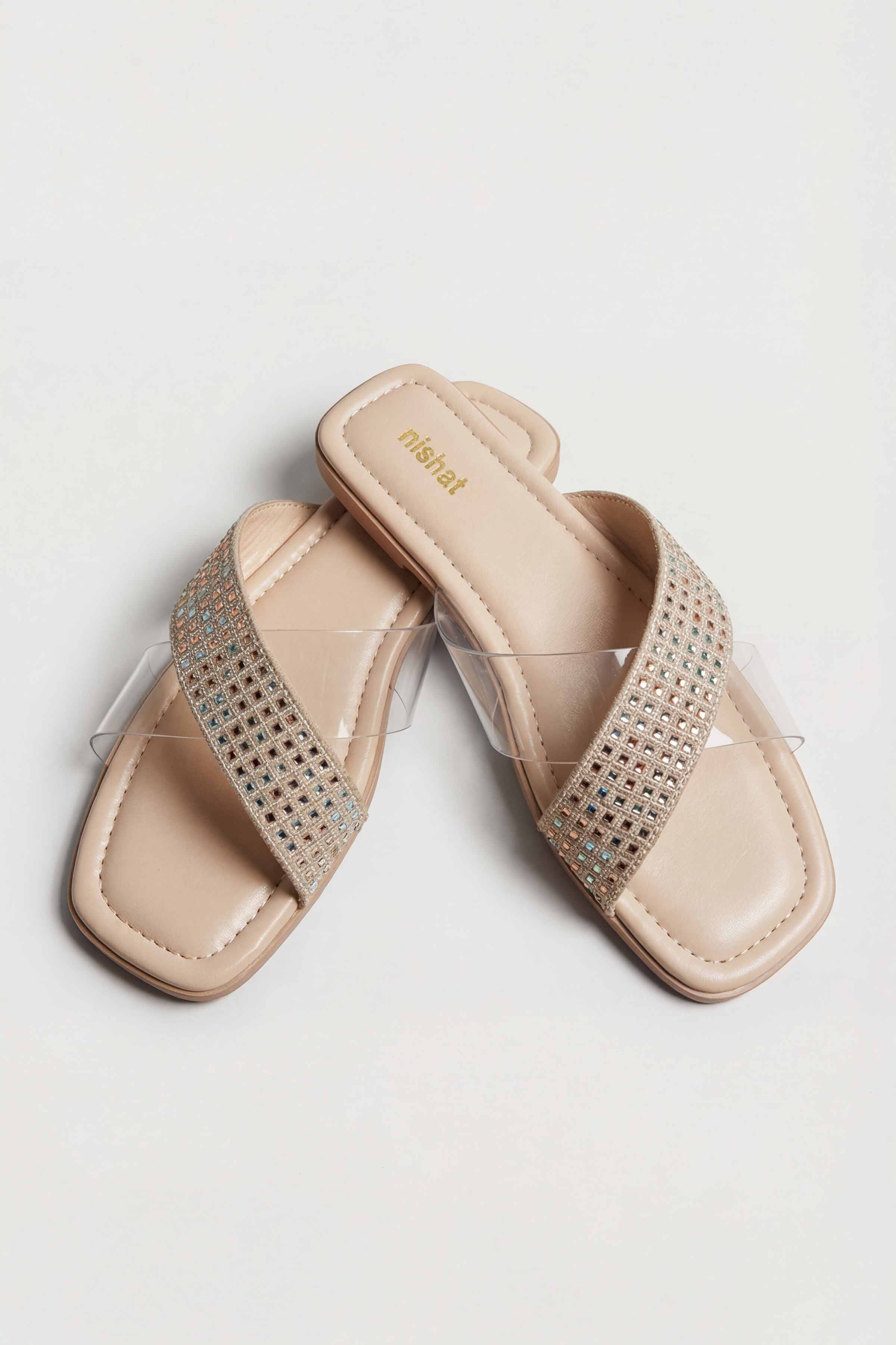 Beige Chappal-445242918 for Women - Fashion Collection | Nishat | Shop Online