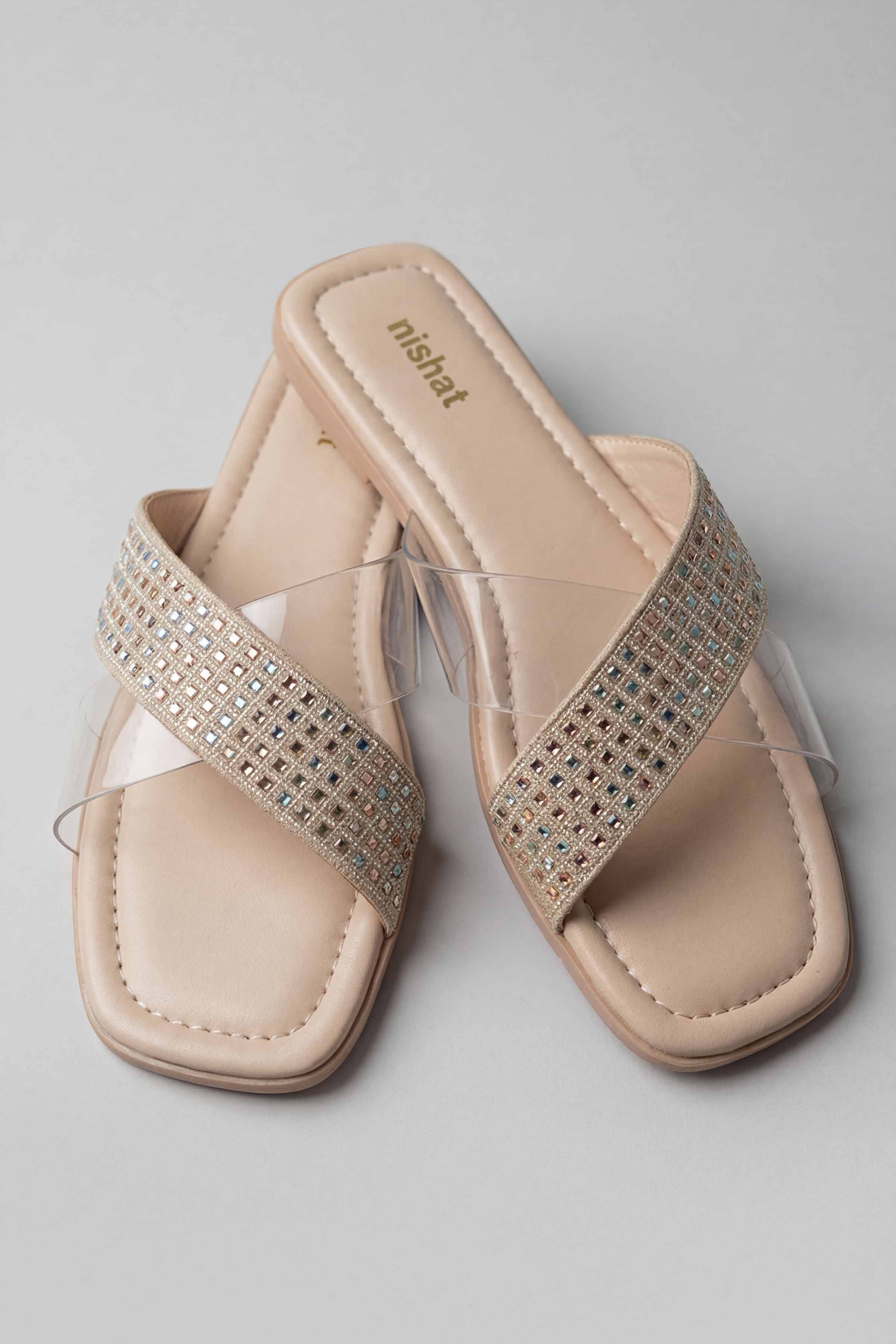 Beige Chappal-445242918 for Women - Fashion Collection | Nishat | Shop Online