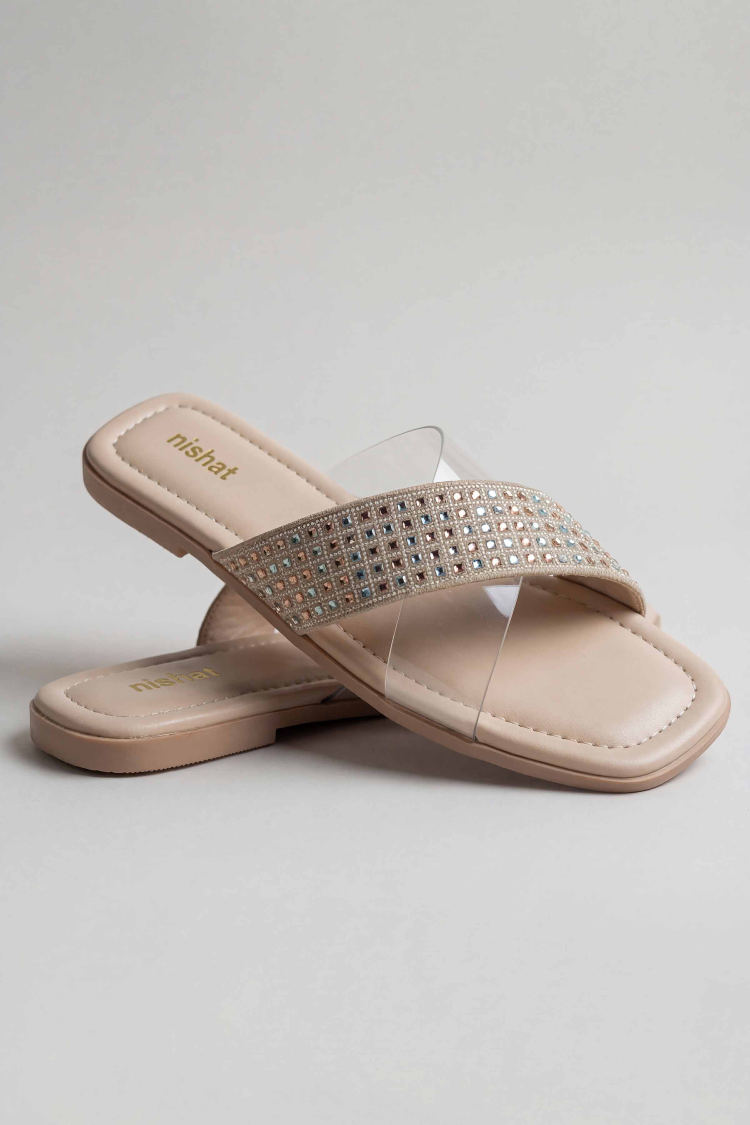 Beige Chappal-445242918 for Women - Fashion Collection | Nishat | Shop Online