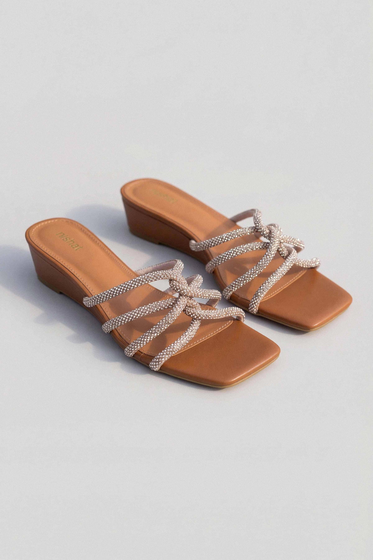 Camel Wedges-445312929 - for Women - Shoes Collection | Nishat | Shop Online