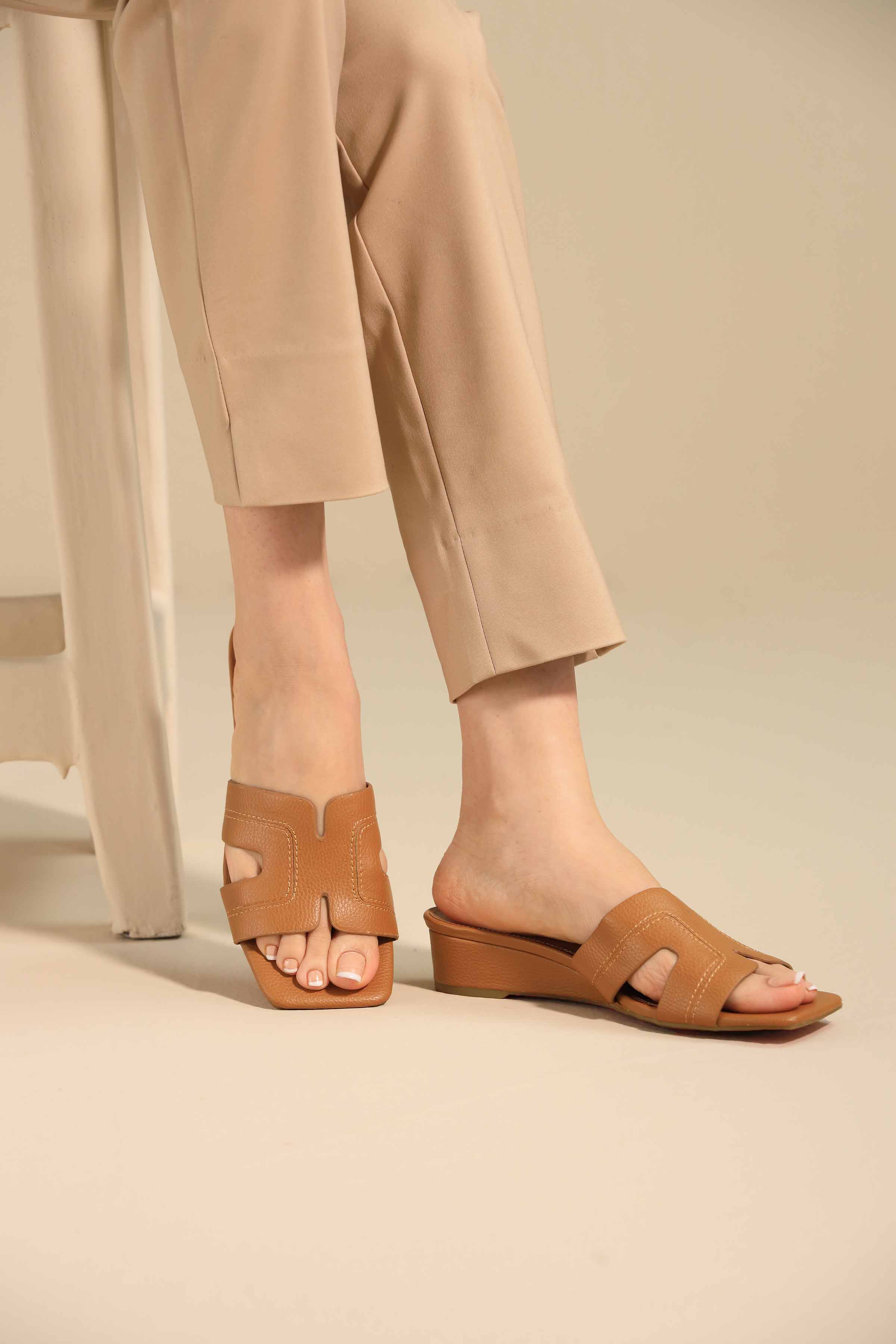 Camel Wedges-445322929 - for Women - Shoes Collection | Nishat | Shop Online