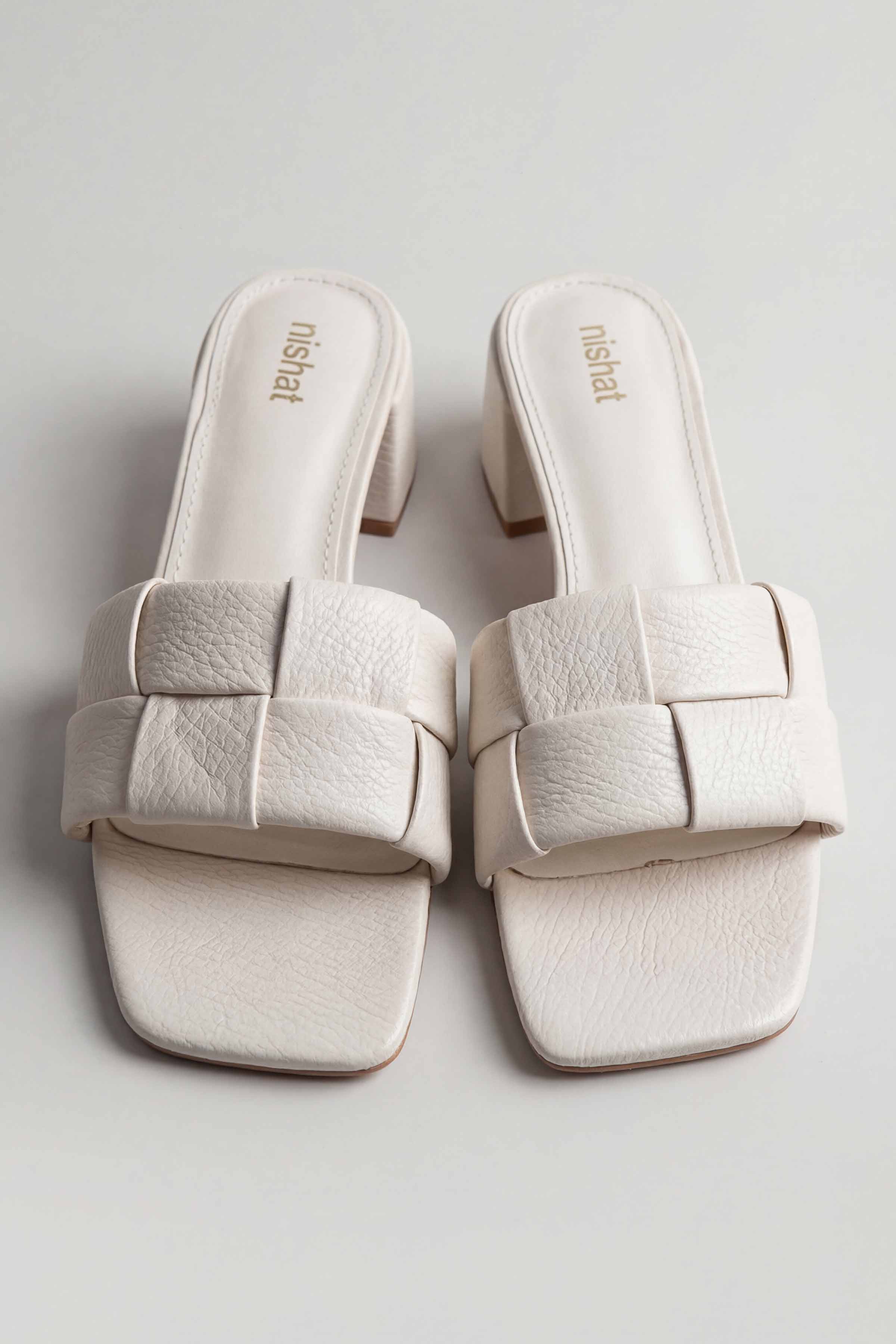 Off White Wedges-445342907 for Women - Fashion Collection | Nishat | Shop Online