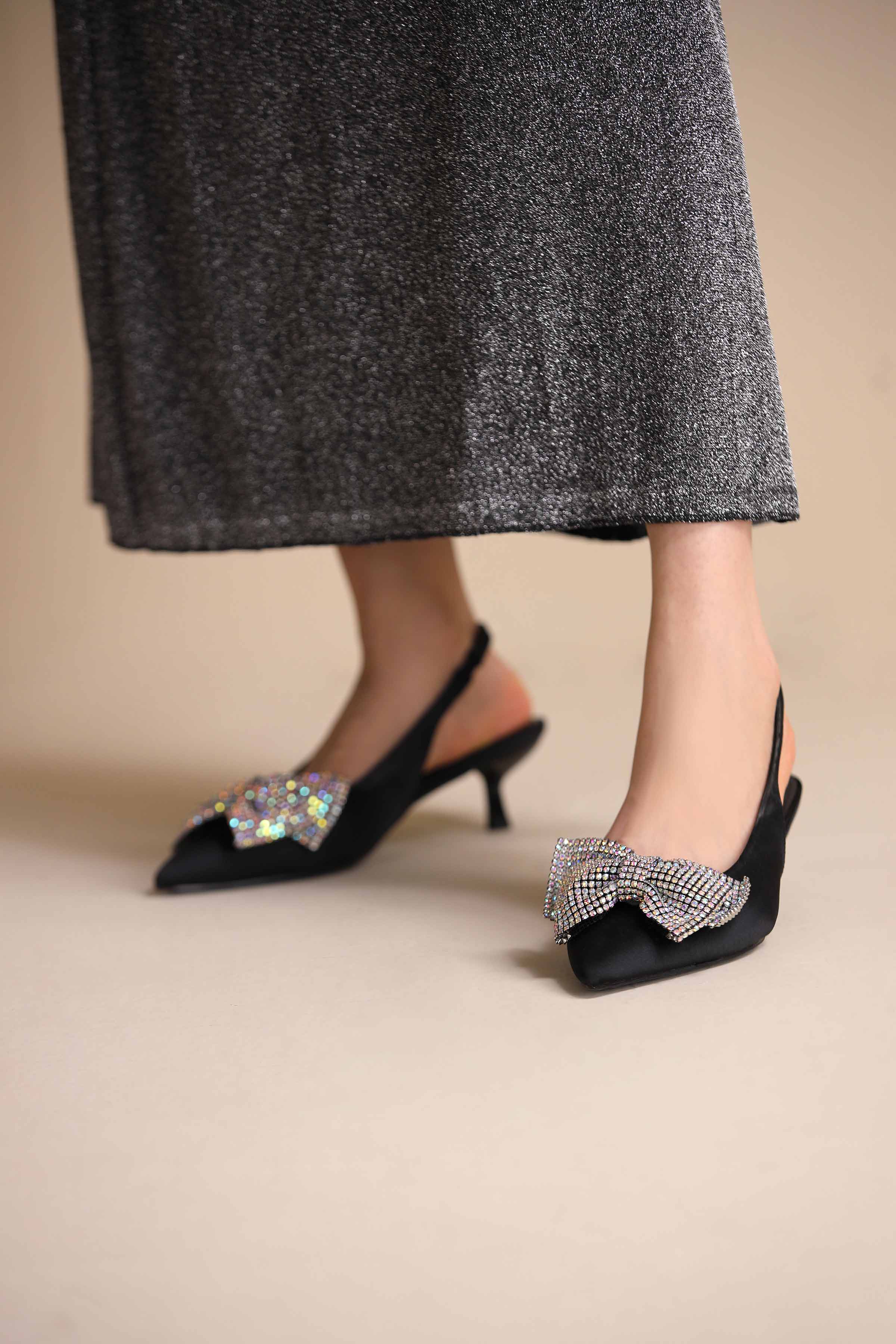 Black Pumps Heels-445372903 - for Women - Shoes Collection | Nishat | Shop Online