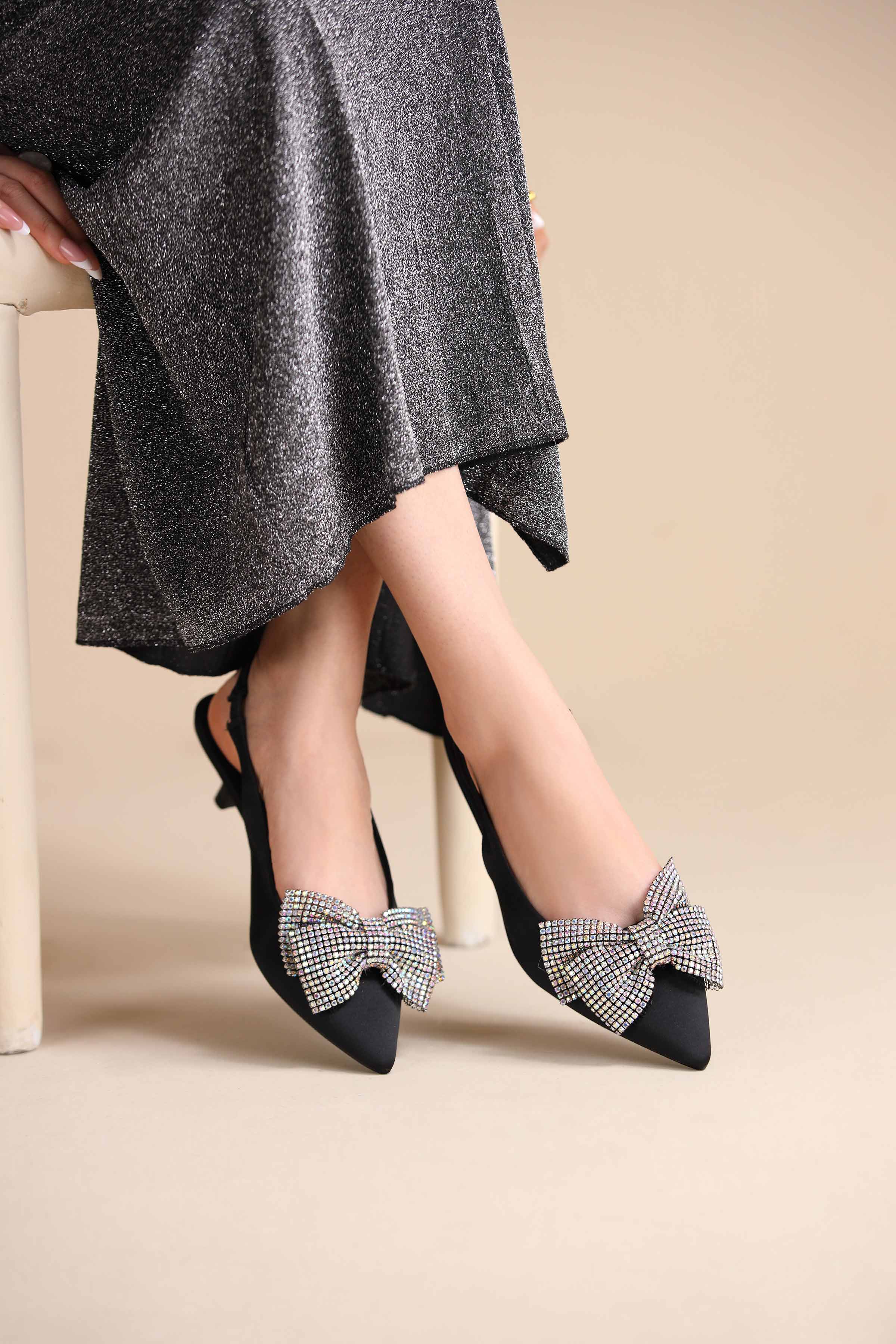 Black Pumps Heels-445372903 - for Women - Shoes Collection | Nishat | Shop Online