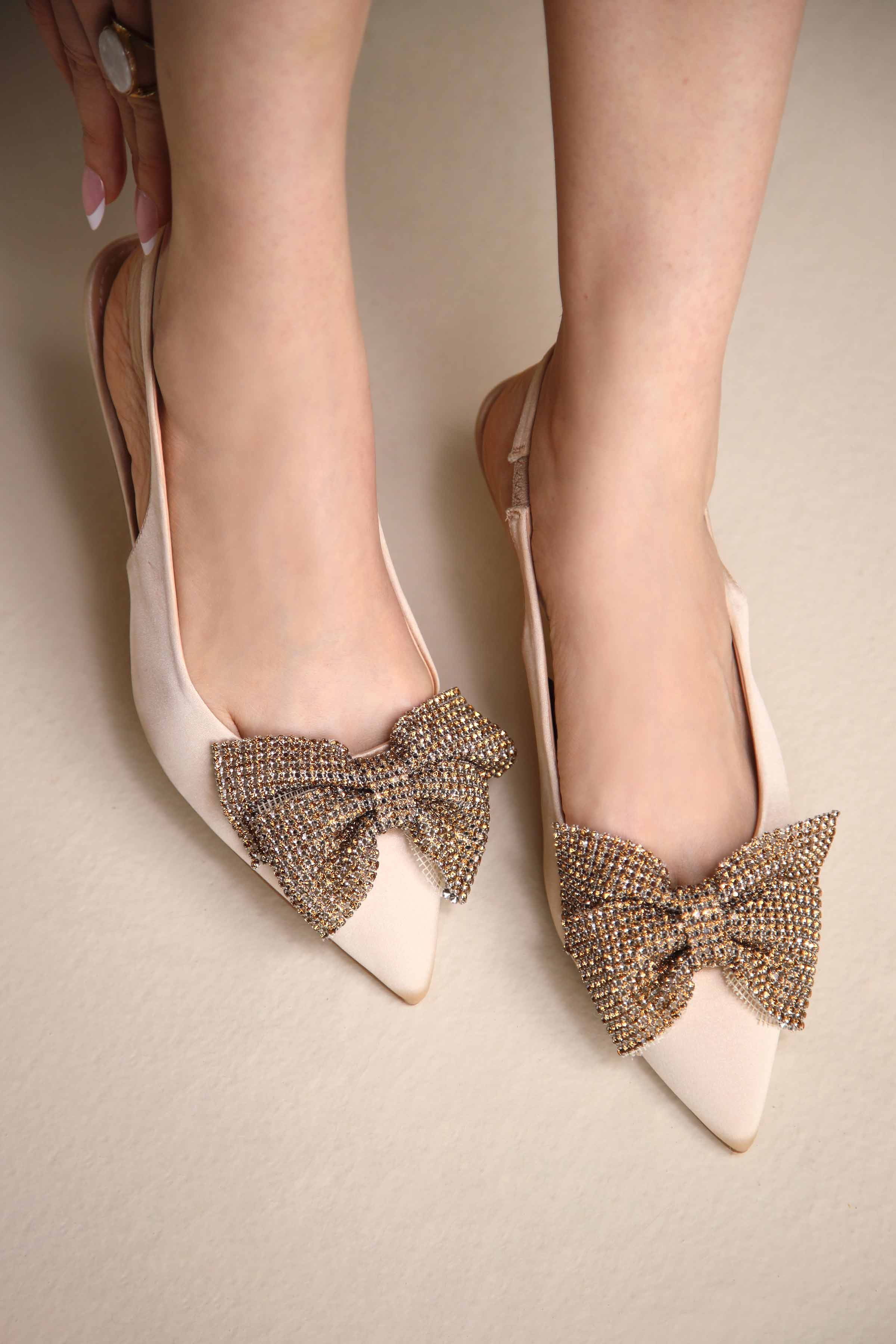 Gold Pumps Heels-445372919 - for Women - Shoes Collection | Nishat | Shop Online