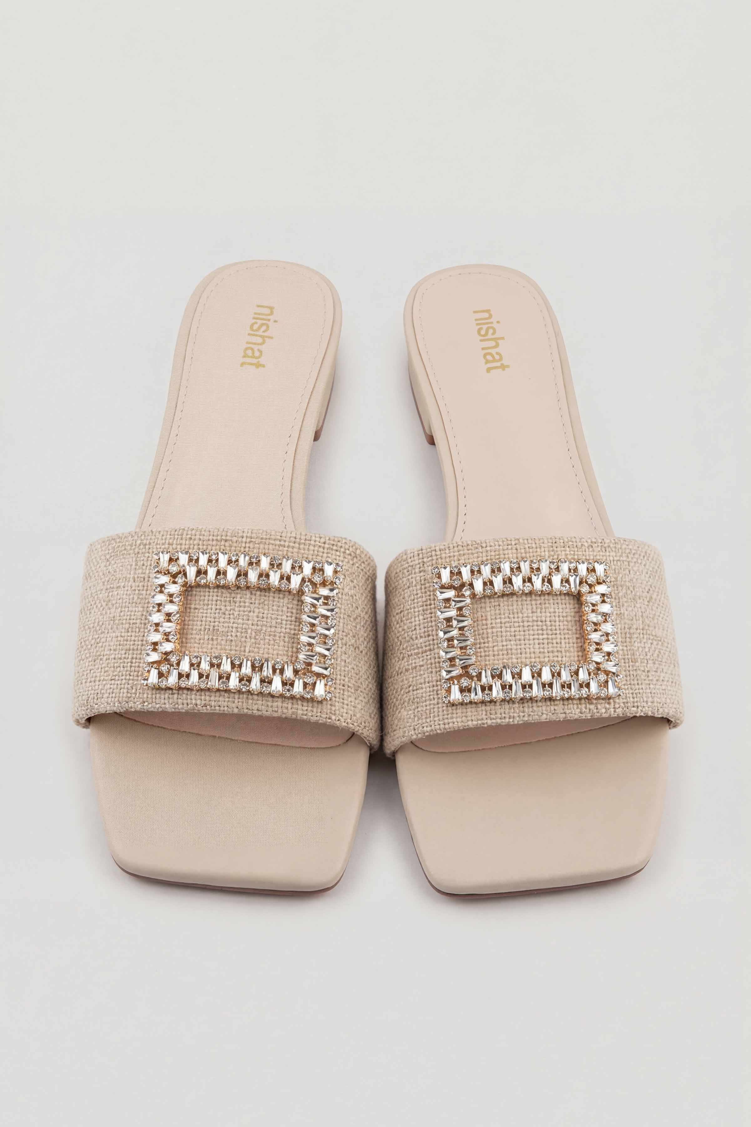Beige Chappal-445402918 for Women - Fashion Collection | Nishat | Shop Online