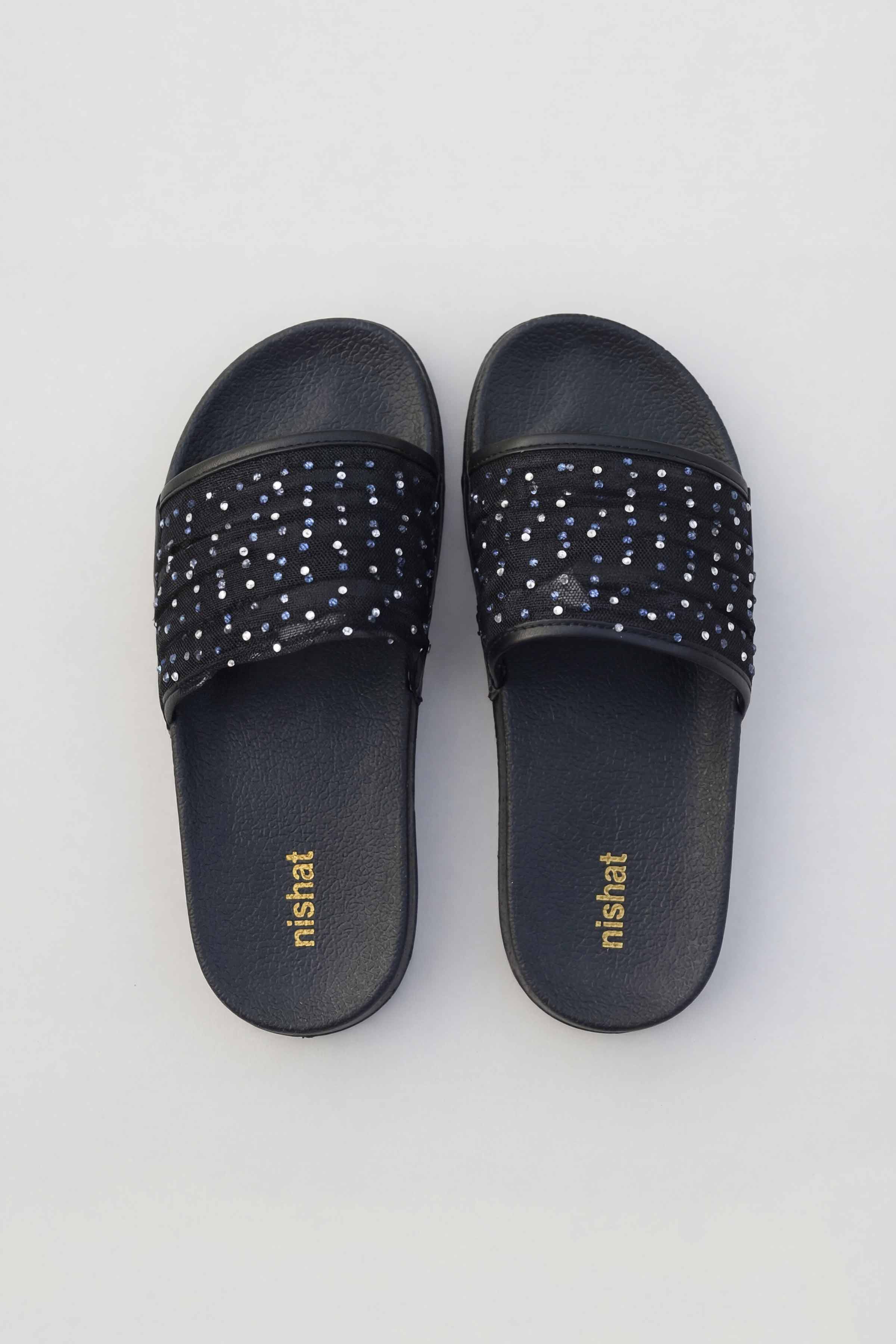 Black Chappal-445412903 for Women - Fashion Collection | Nishat | Shop Online