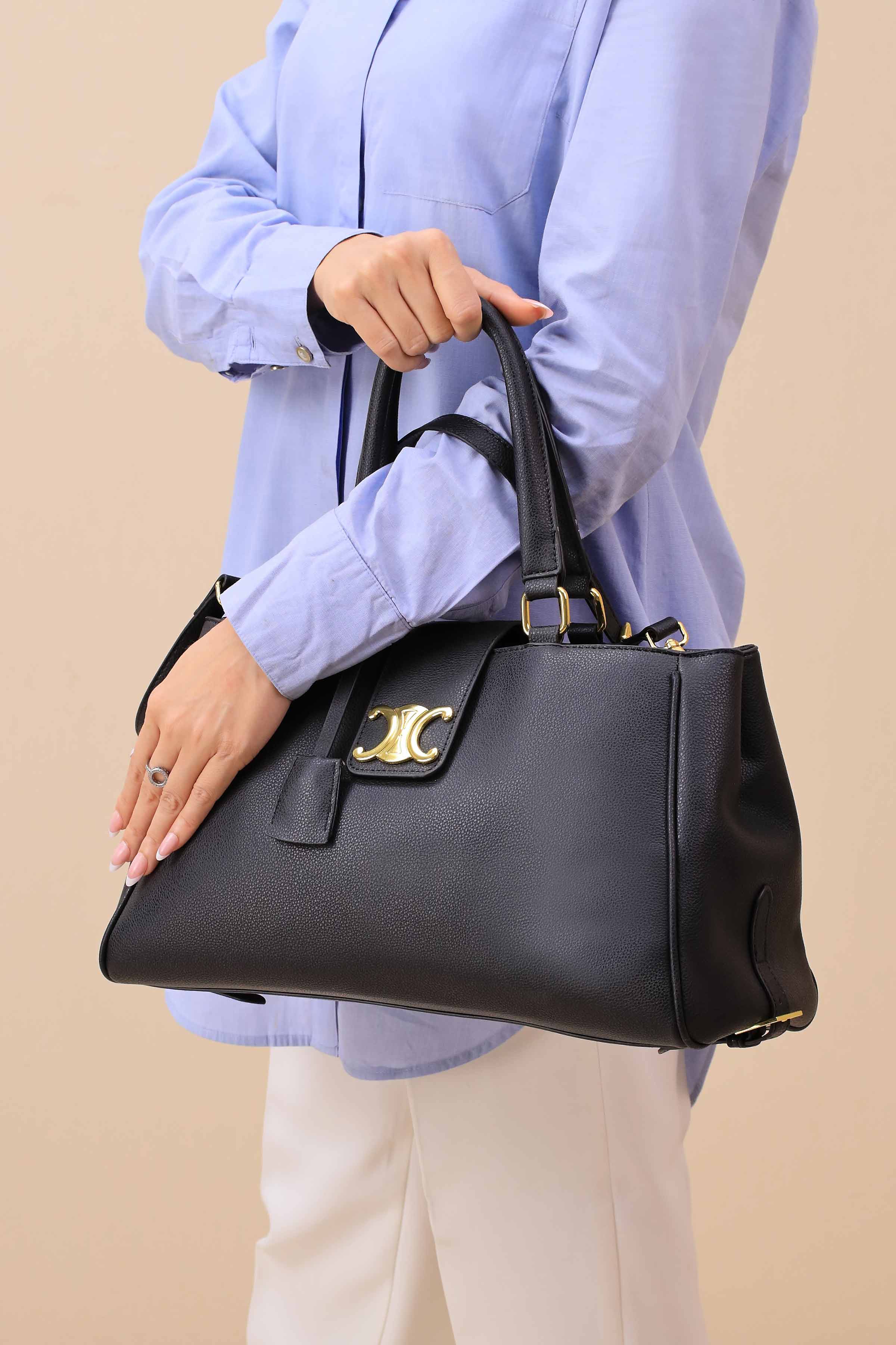 Black Shoulder Bag-445472103-for Women - Bag Winter Collection | Nishat | Shop Online